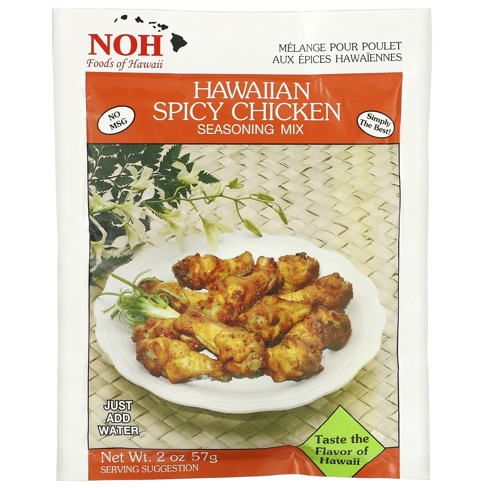 NOH Foods of Hawaii Гавайская пряная смесь для курицы 57 г 2 унции 1390₽