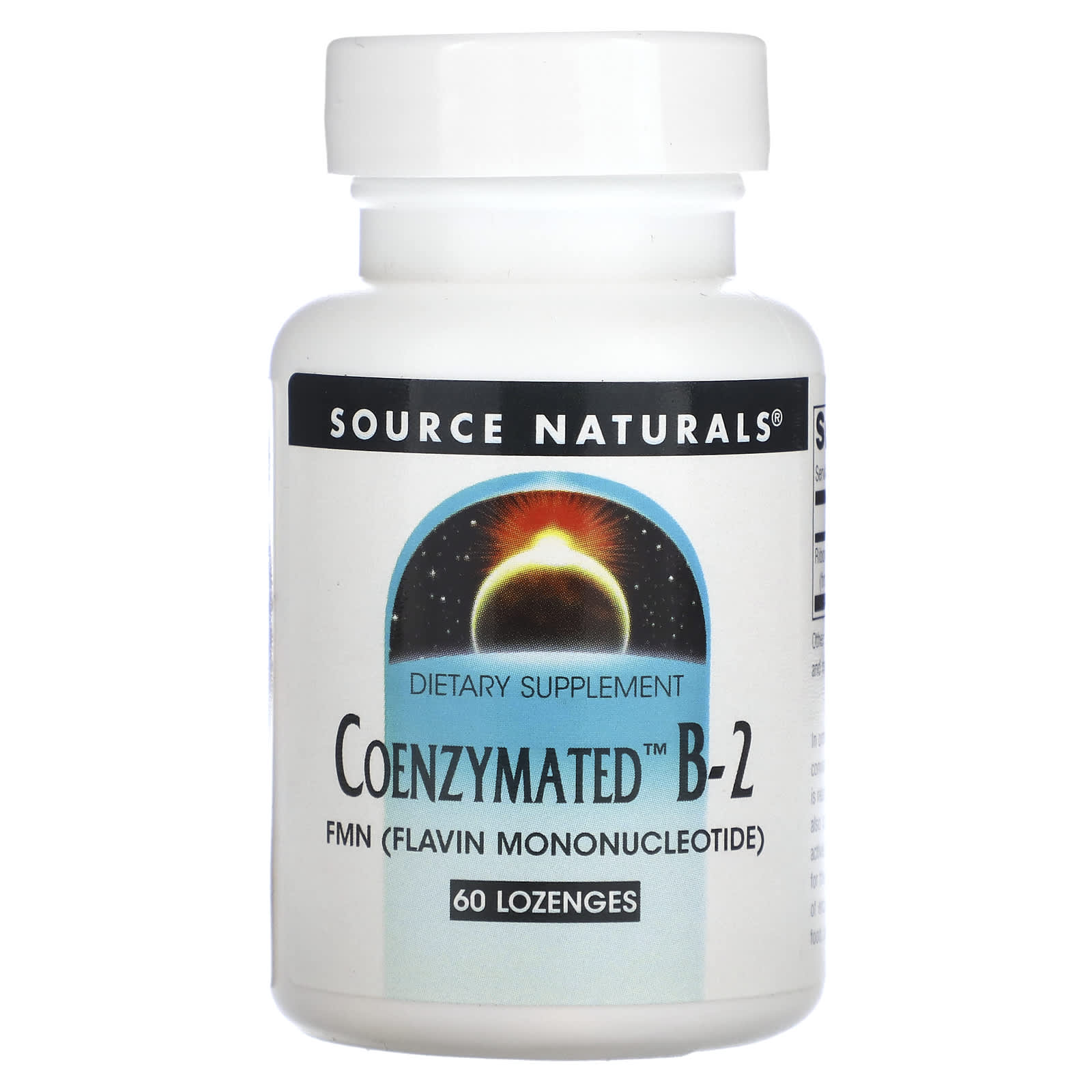 Source Naturals ферментированный витамин B-2 60 мг 120 пастилок 2290₽