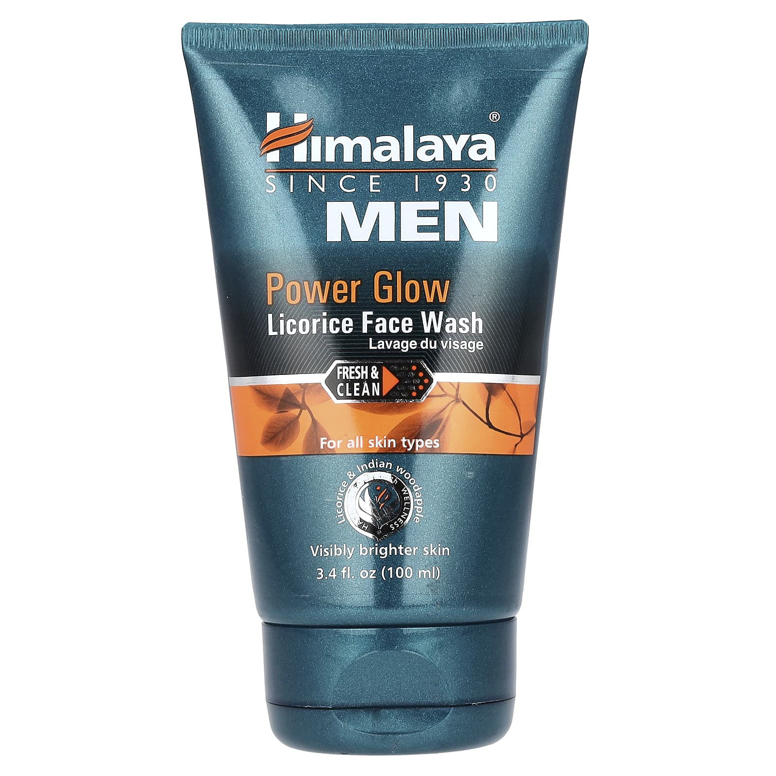 Himalaya Для мужчин Power Glow гель для умывания с лакричником 100 мл 34 жидк Унции 1890₽
