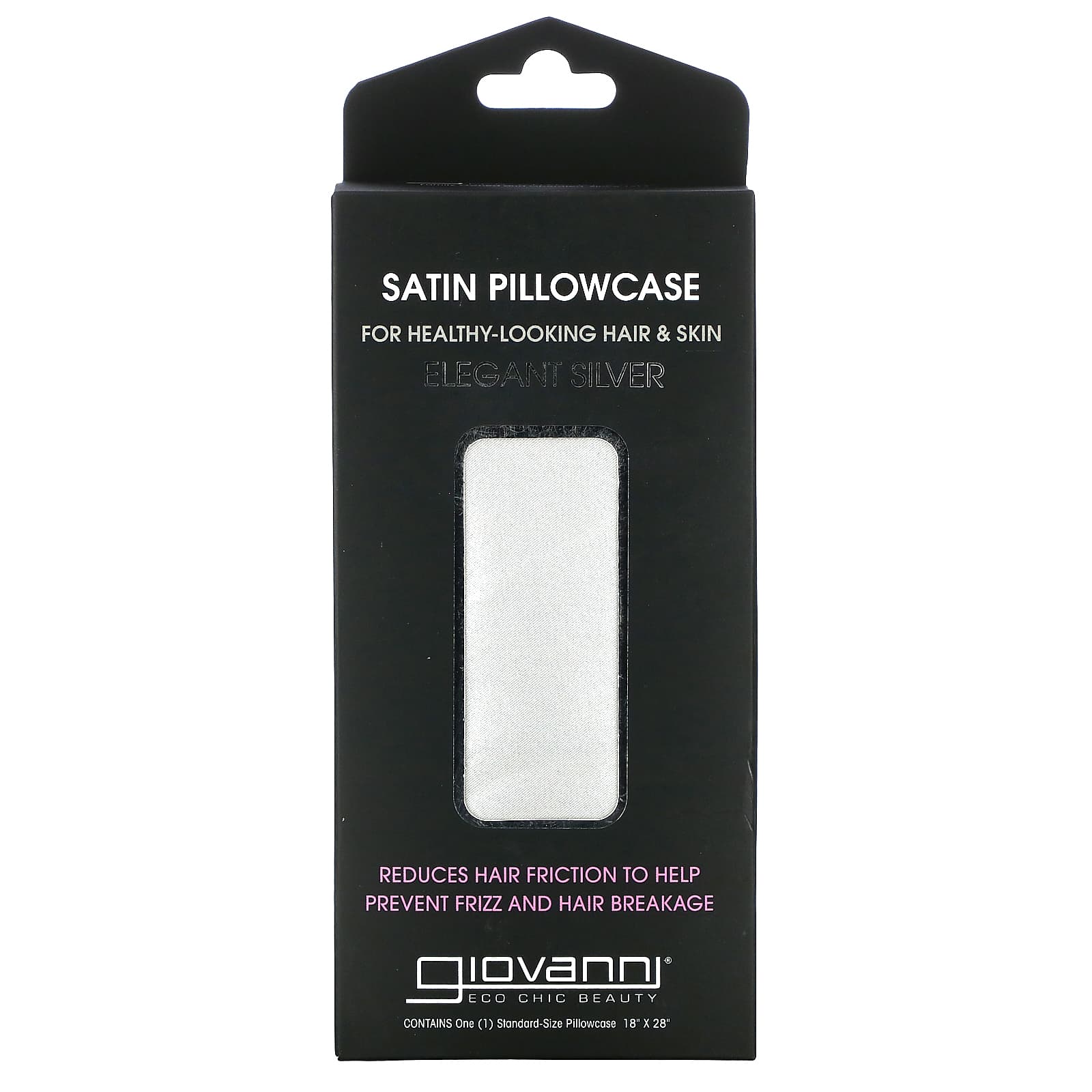 Giovanni Атласная наволочка элегантное серебро 1 наволочка 2090₽