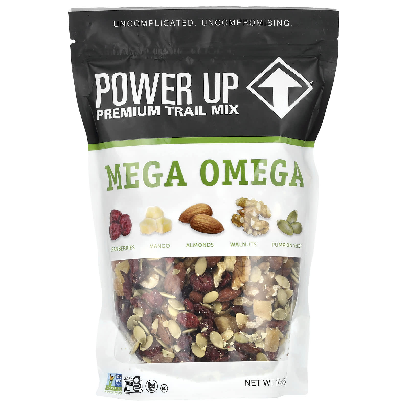 Power Up Premium Trail Mix Mega Omega 397 г 14 унций 1690₽