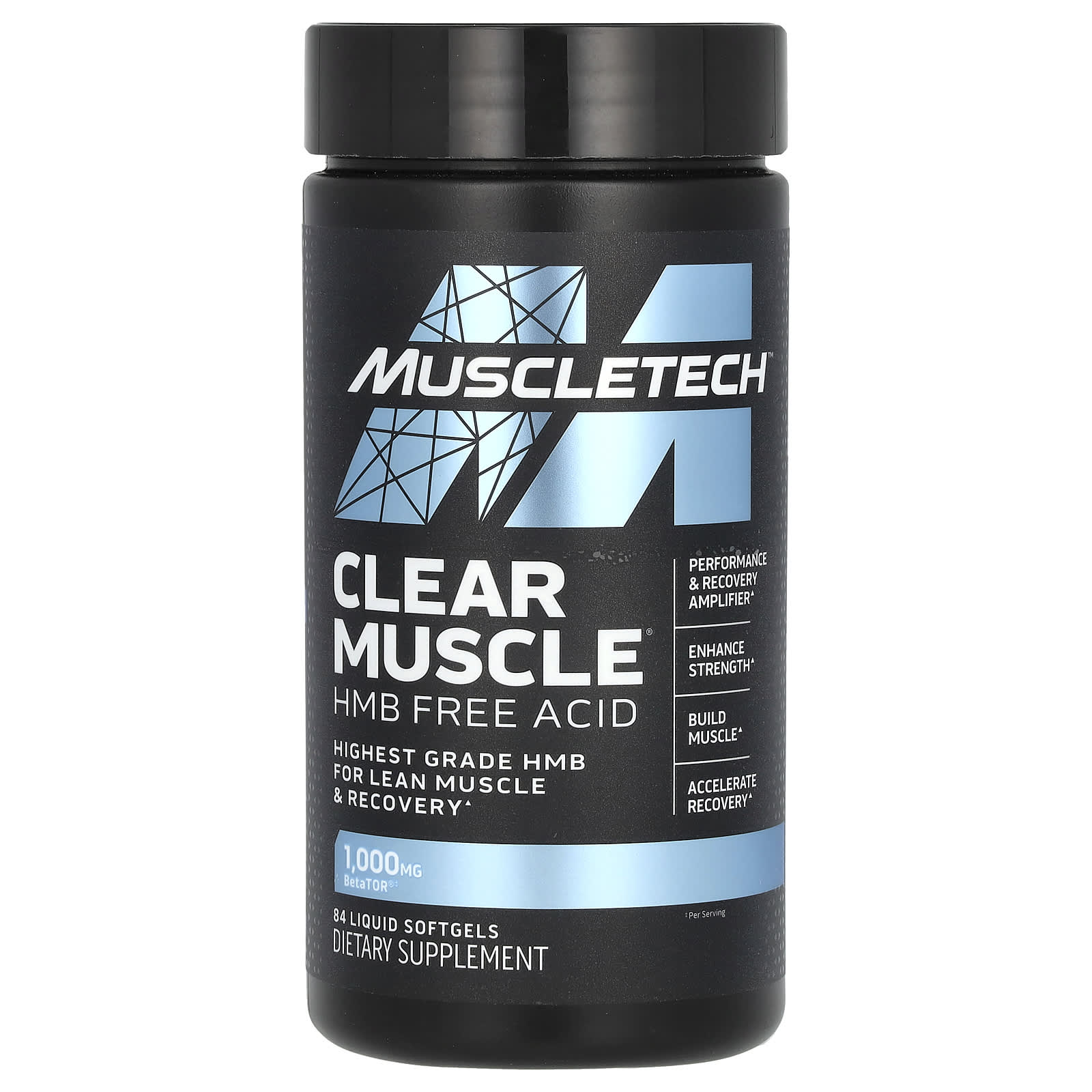 MuscleTech Clear Muscle HMB свободная кислота 84 капсулы с жидкостью 9590₽