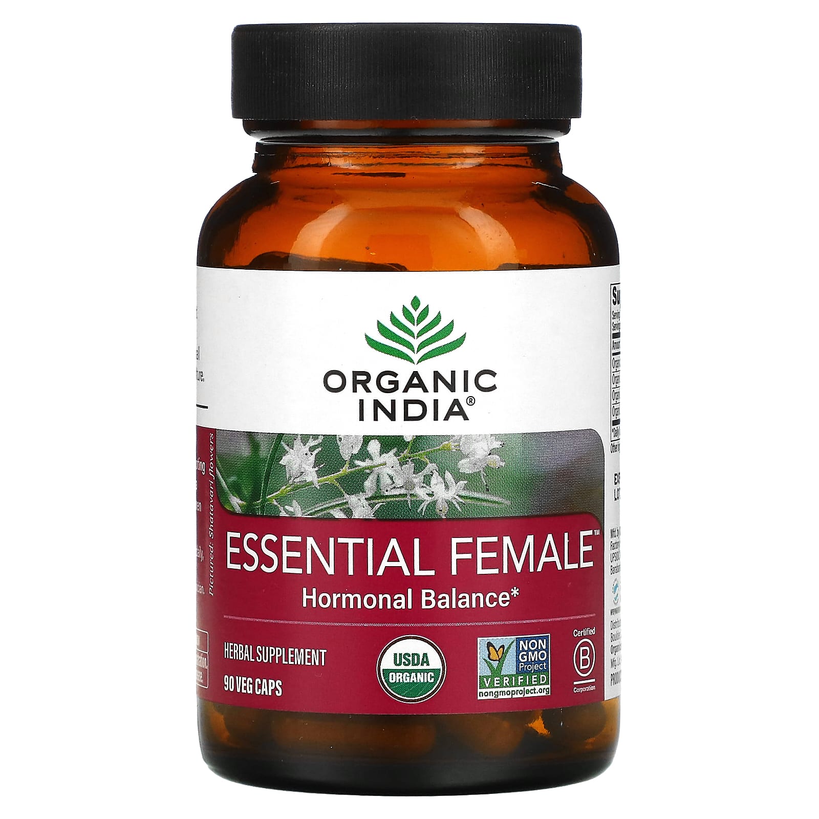 Organic India Essential Female Hormonal Balance 90 растительных капсул 4190₽