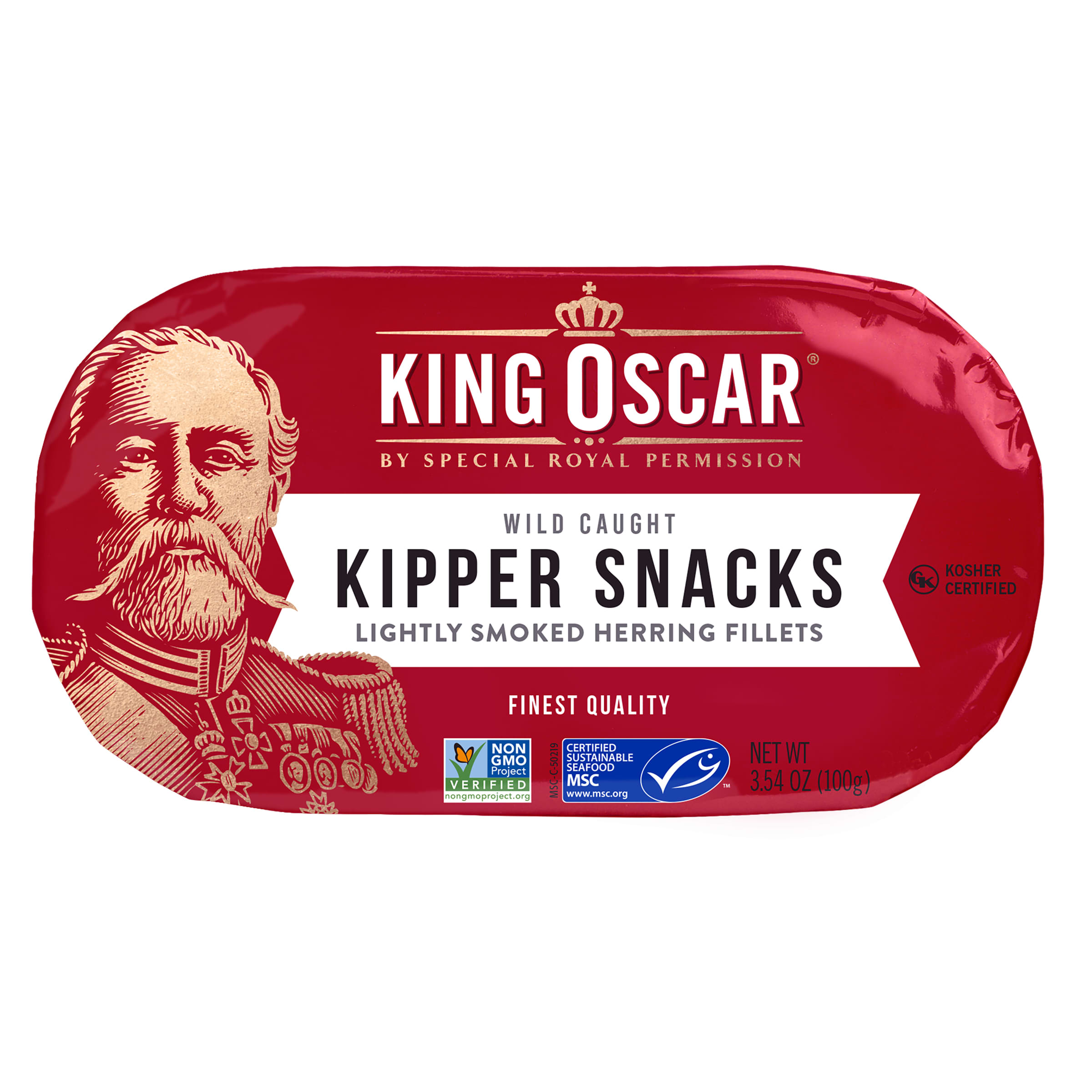 King Oscar Kipper Snacks подкопченное филе сельди 100 г 354 унции 1390₽