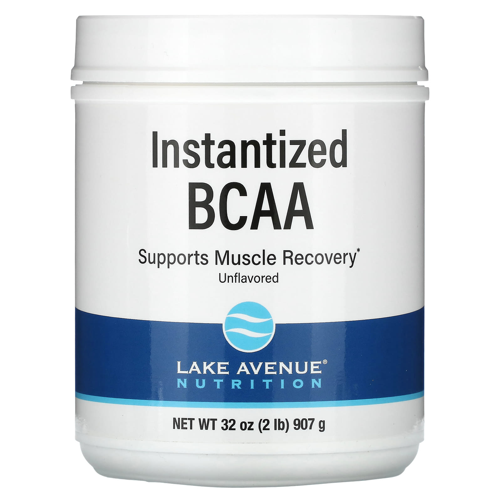 Lake Avenue Nutrition Быстрорастворимый порошок BCAA без добавок 907 г 32 унции 8490₽