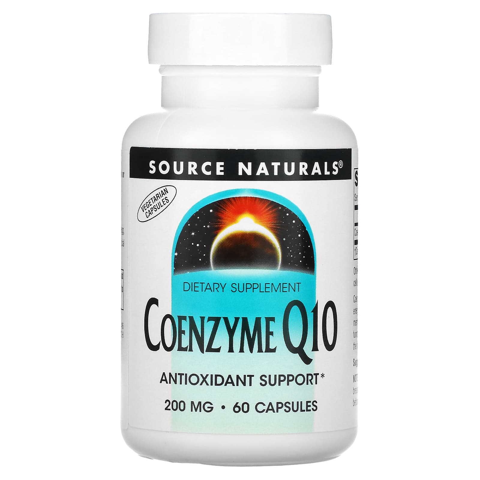 Source Naturals коэнзим Q10 200 мг 60 капсул 4390₽