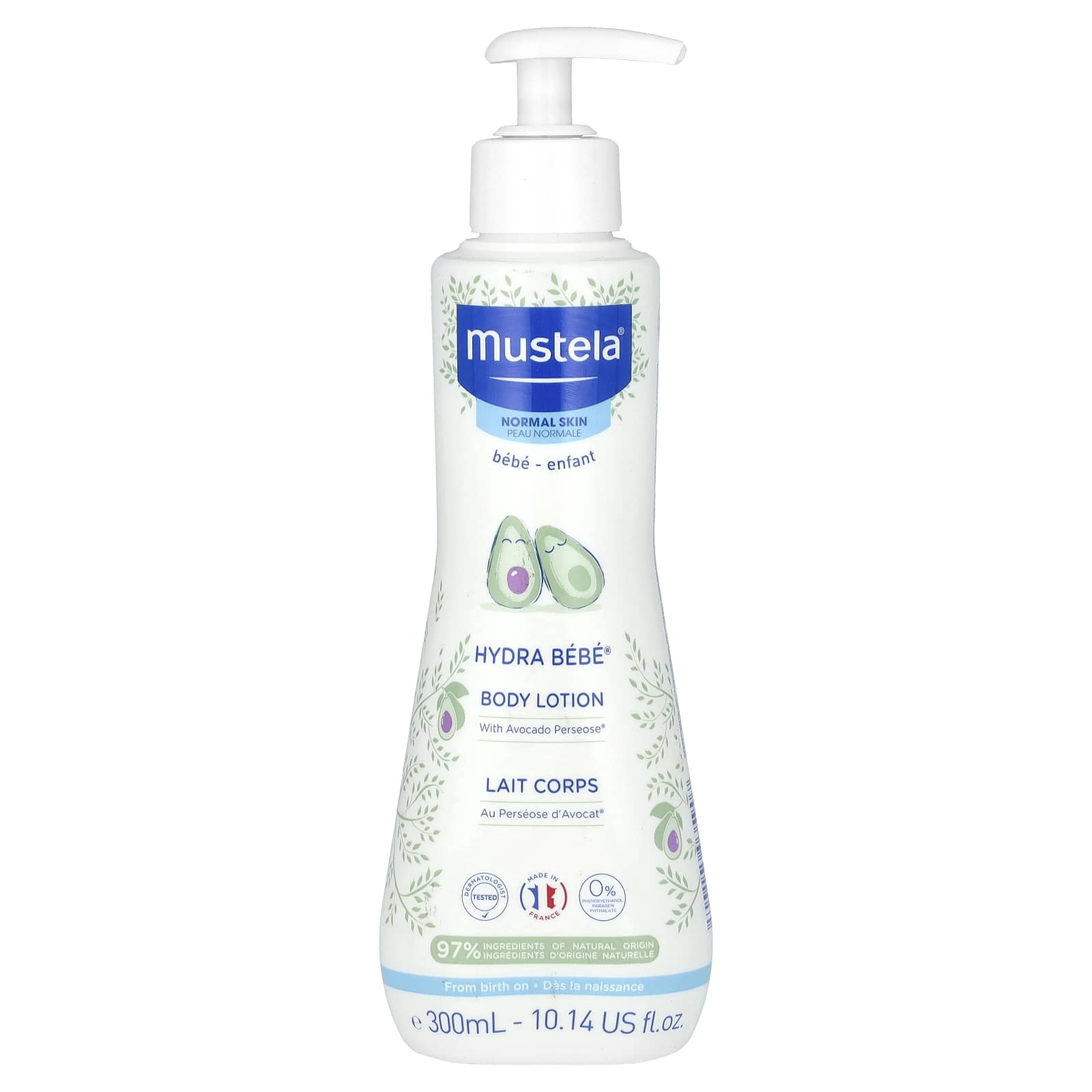 Mustela Baby увлажняющий лосьон для тела с авокадо 300 мл 1014 жидк унции 3490₽
