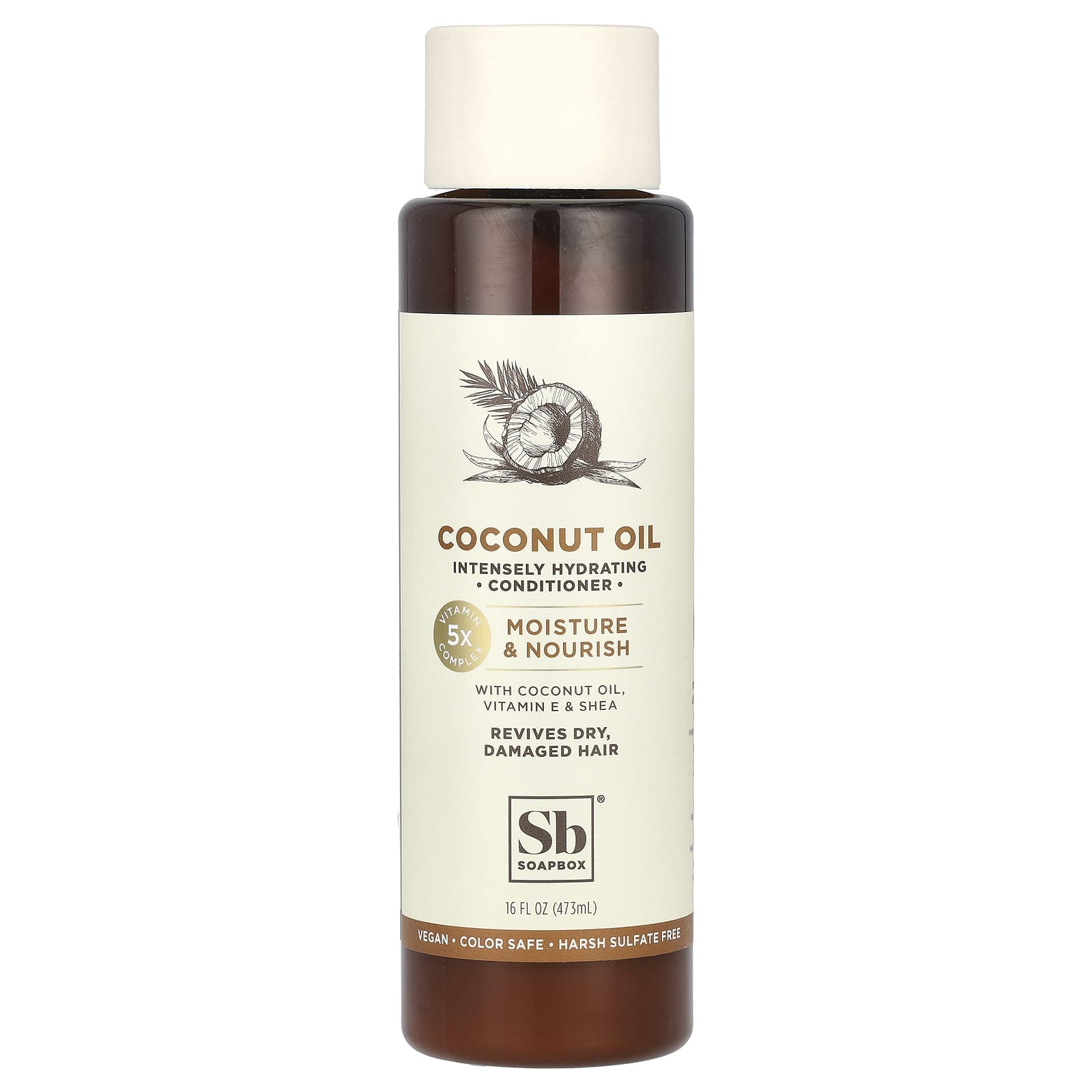 Soapbox Кондиционер с кокосовым маслом увлажнение и питание 473 мл 16 жидк Унций 1990₽