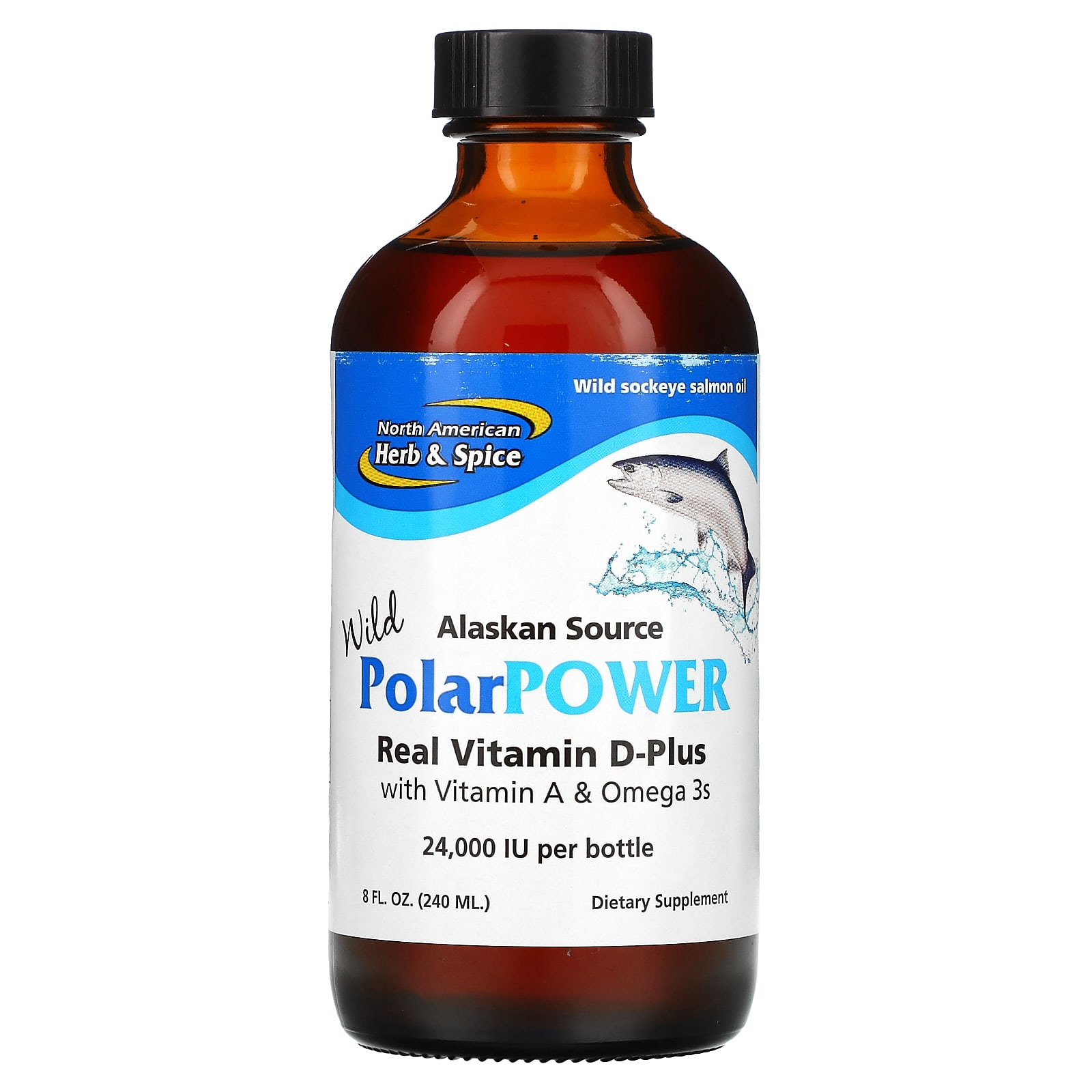 North American Herb - Spice, PolarPower, жир дикой аляскинской нерки, 240 мл (8 жидк. унций)