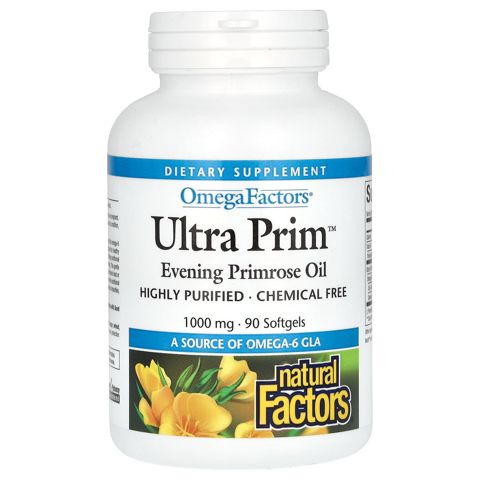 Natural Factors Ultra Prim 1000 мг 90 капсул 3290₽