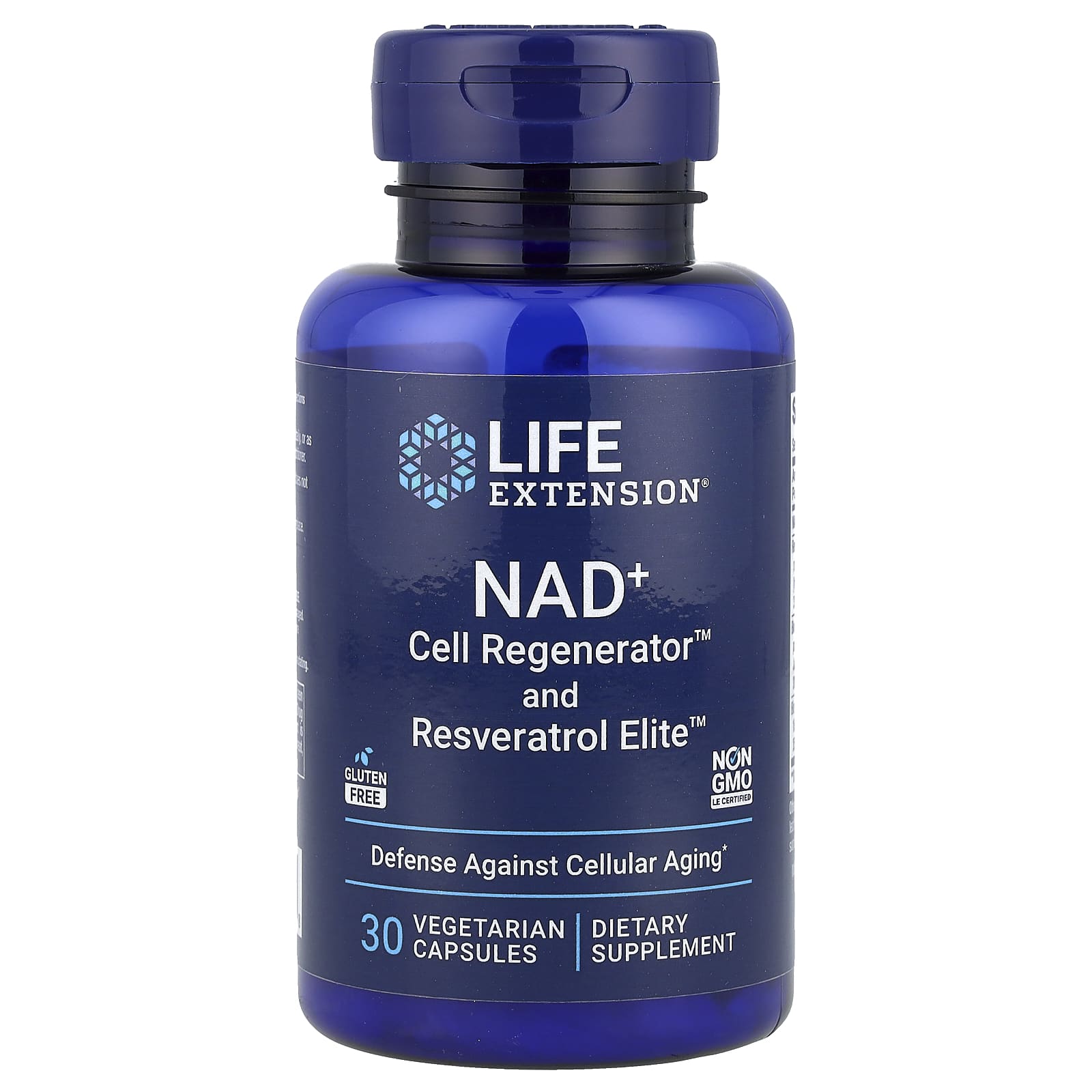 Life Extension NAD Cell Regenerator и ресвератрол никотинамид рибозид NIAGEN 30 вегетарианских капсул 8590₽