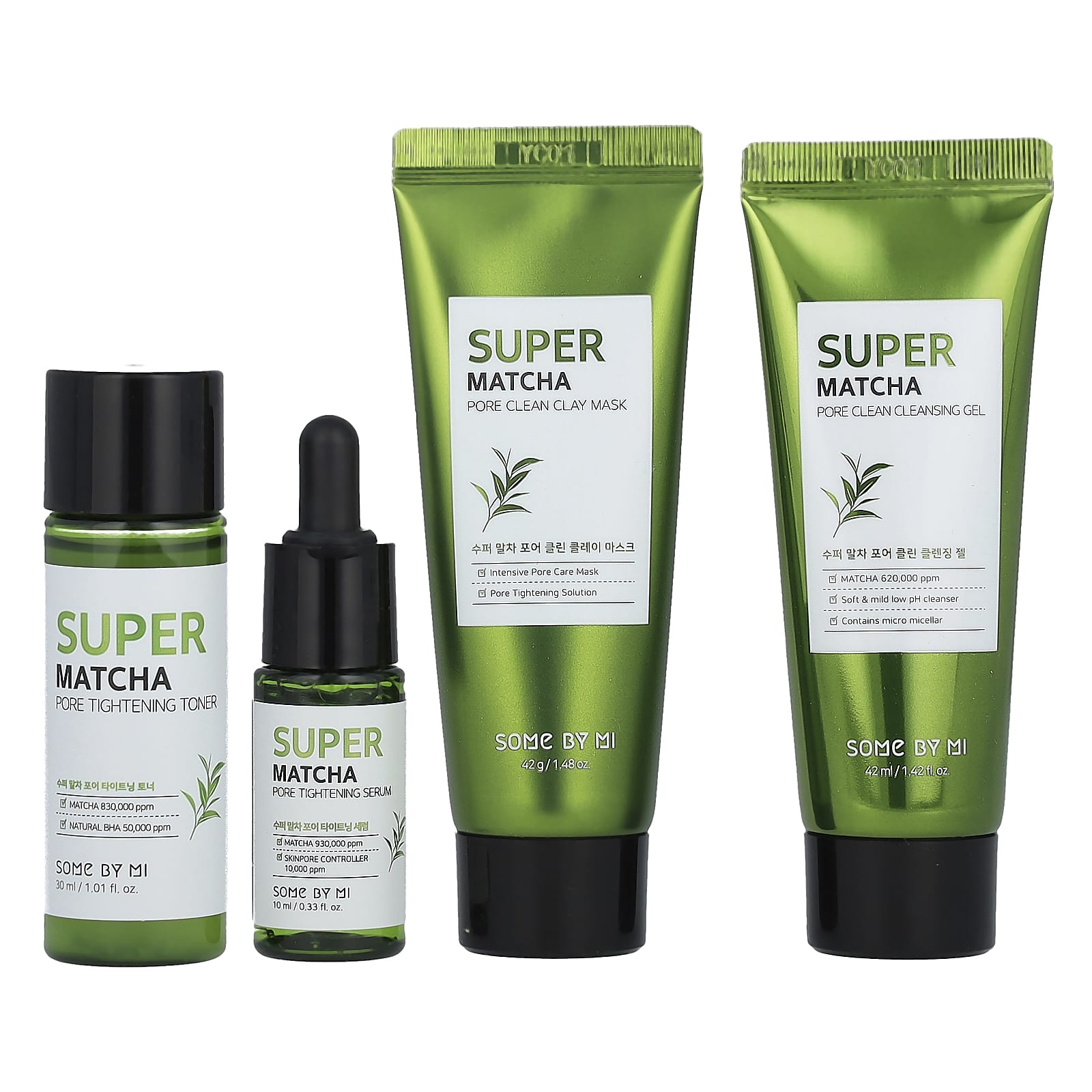 SOME BY MI Super Matcha Pore Care стартовый набор с матчей для очищения пор 4 предмета 3190₽