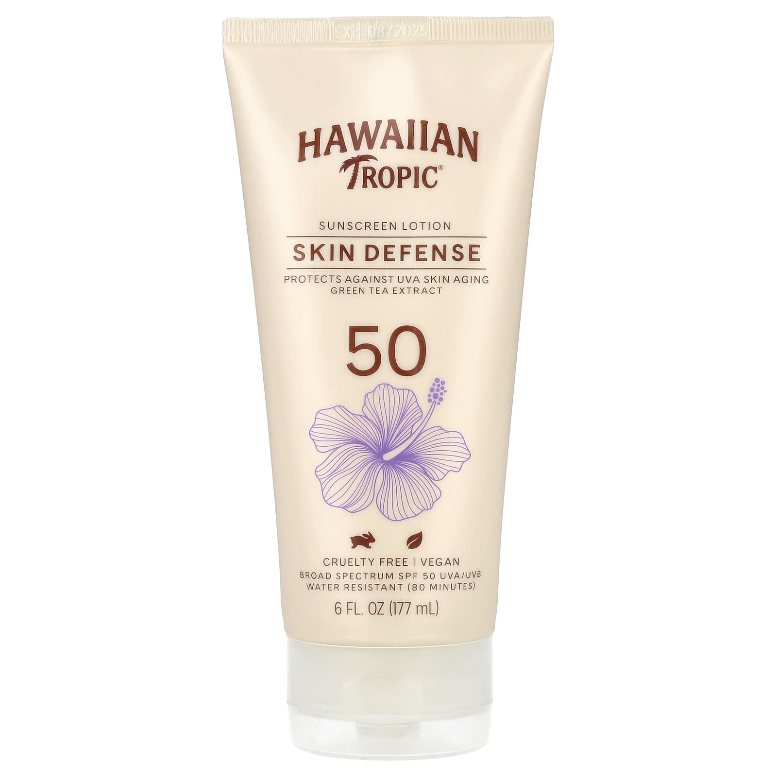Hawaiian Tropic, Солнцезащитный лосьон для защиты кожи, SPF 50, 177 мл (6 жидк. Унций)