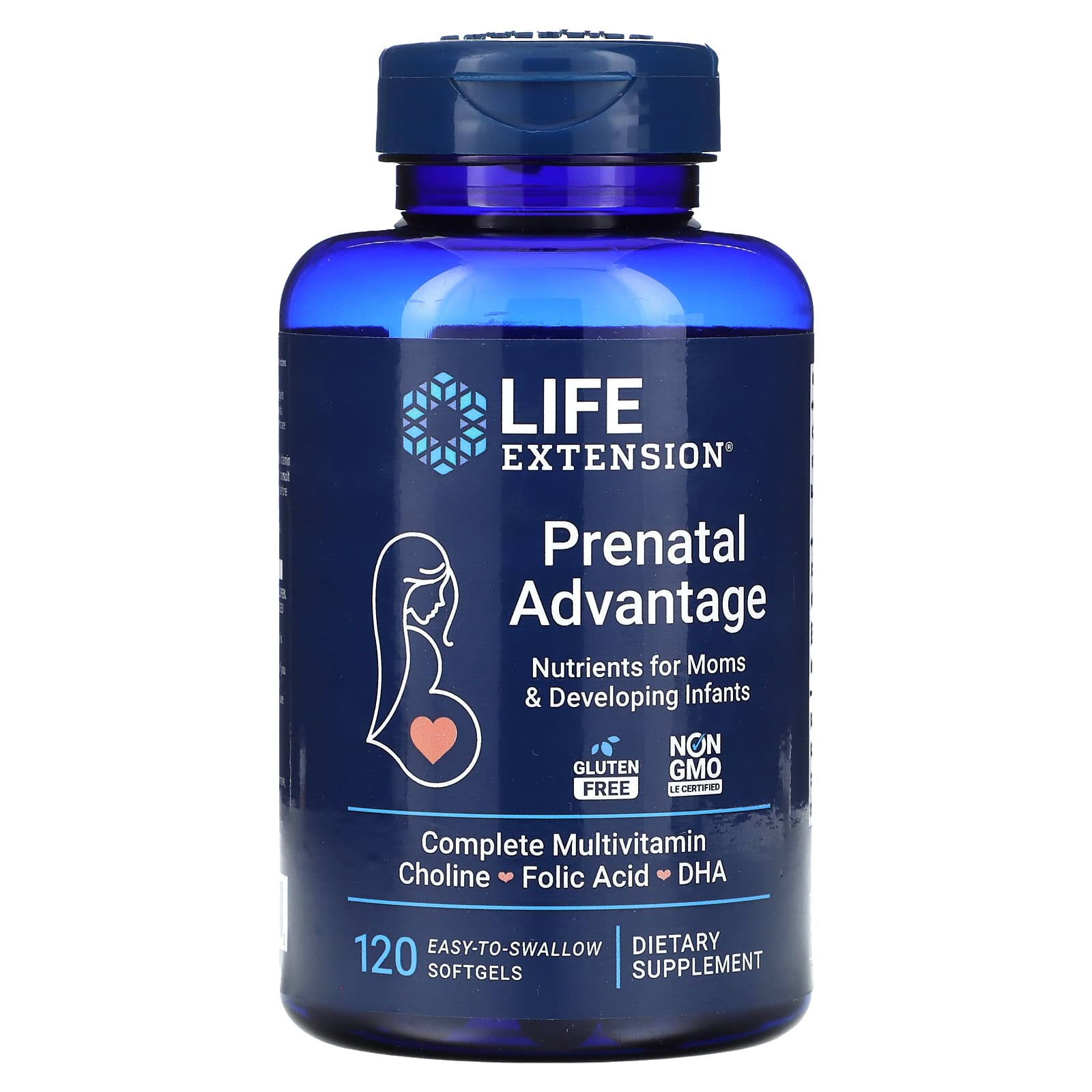 Life Extension Prenatal Advantage 120 легко проглатываемых капсул 3990₽