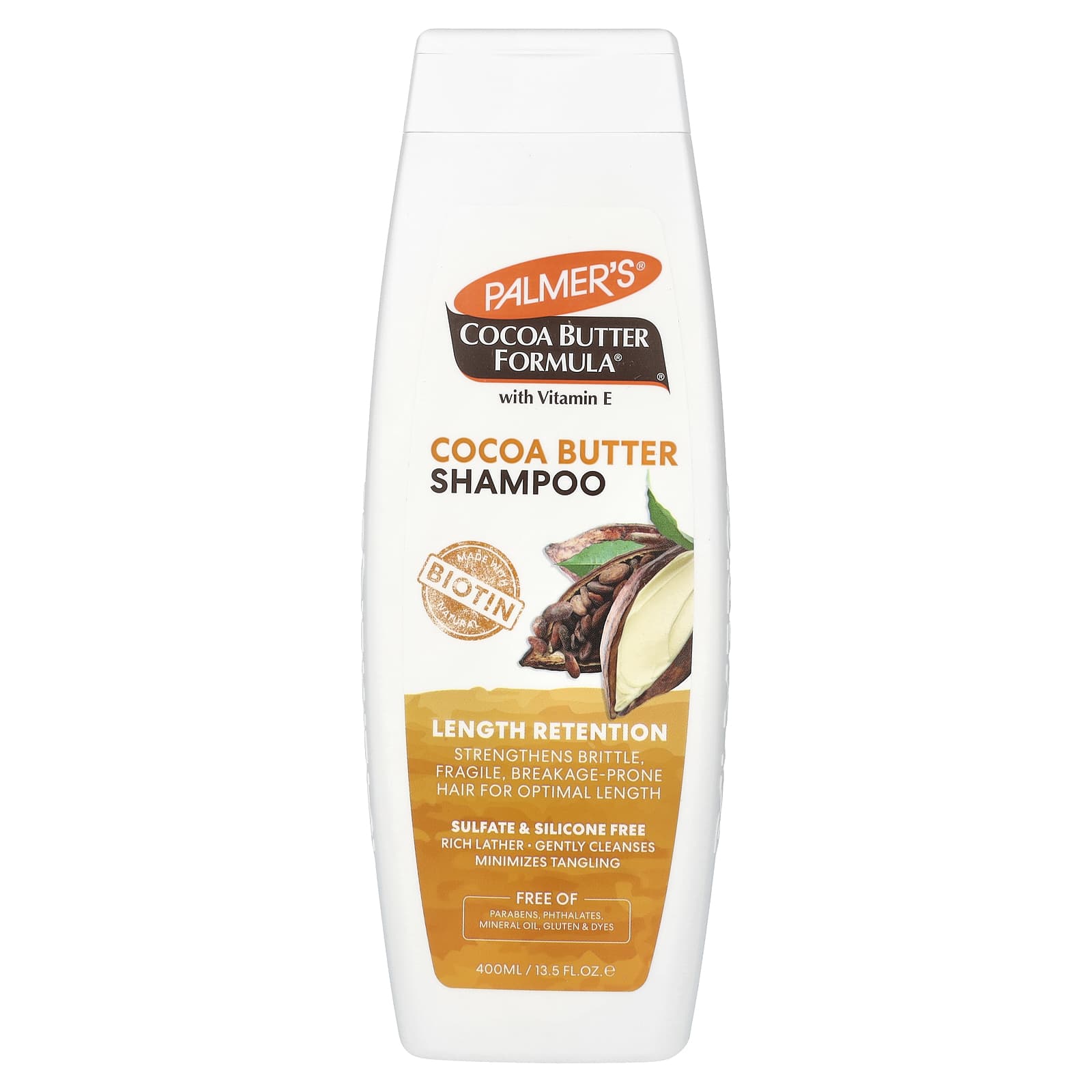 Palmers Cocoa Butter Formula с витамином Е шампунь для укрепления волос 400 мл 135 жидк унции 1790₽