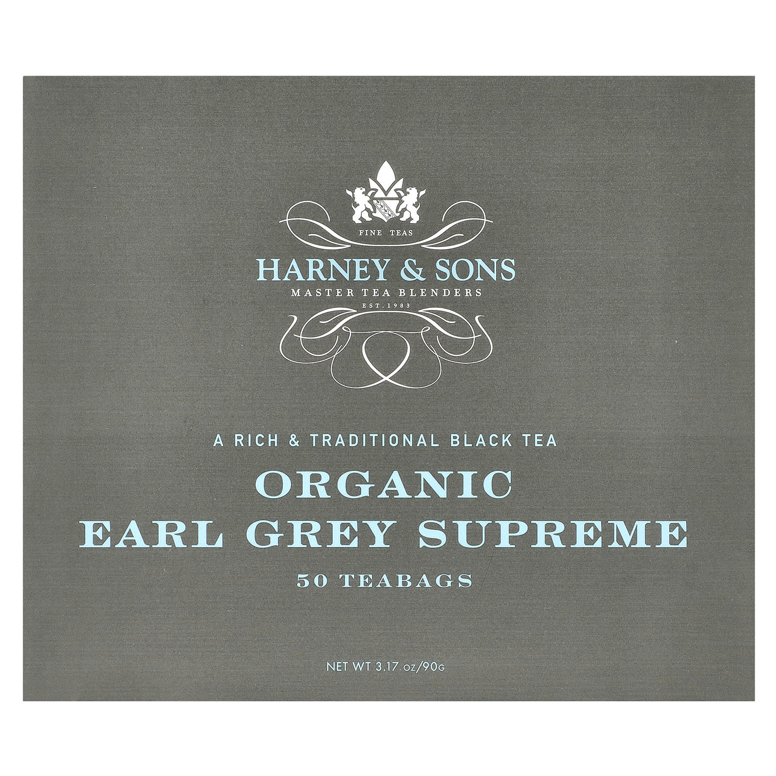 Harney - Sons Black Tea органический чай Earl Grey Supreme 50 чайных пакетиков 90 г 317 унции 1990₽