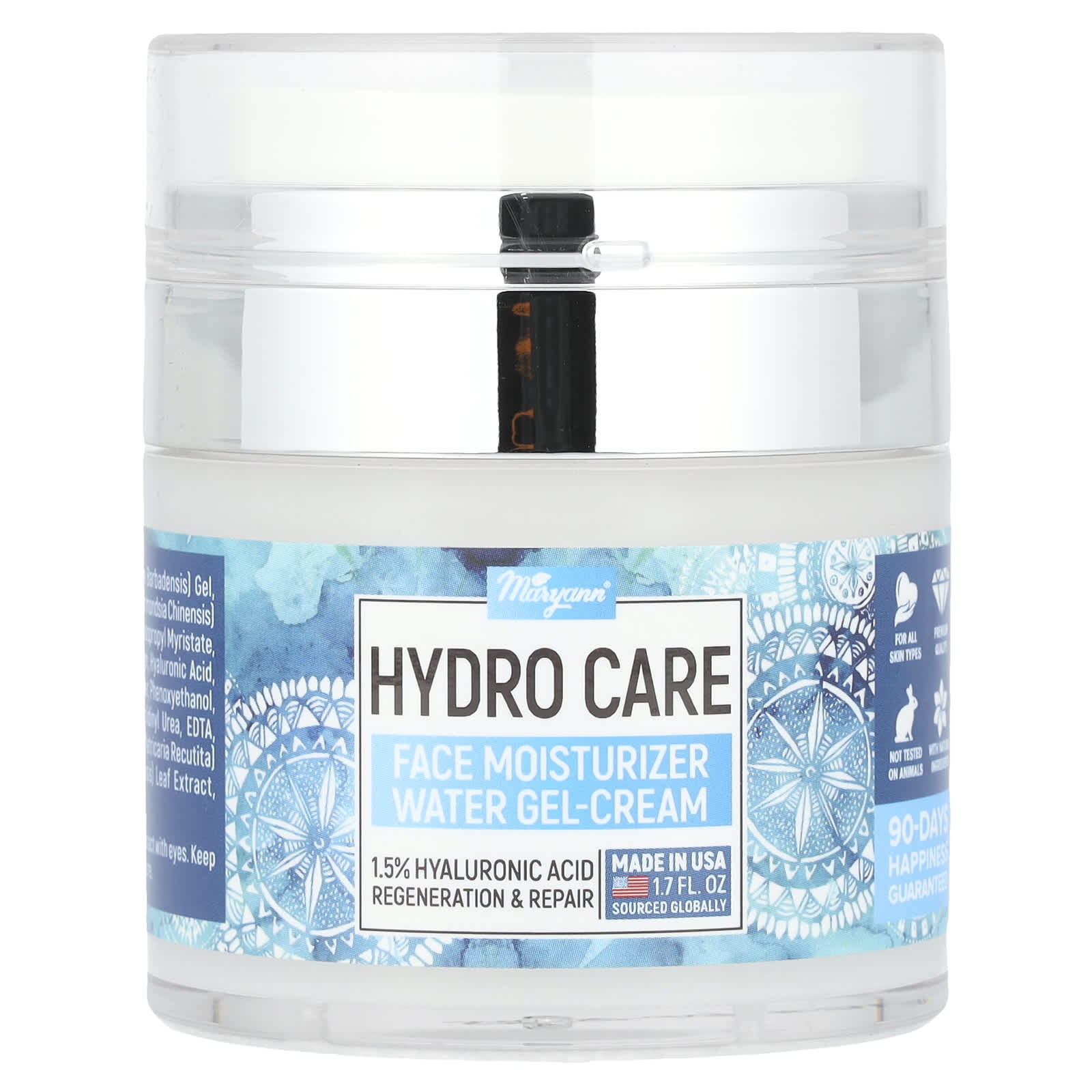 MaryAnn Organics Hydro Care увлажняющий крем для лица водный гель-крем 17 жидк Унции 4690₽