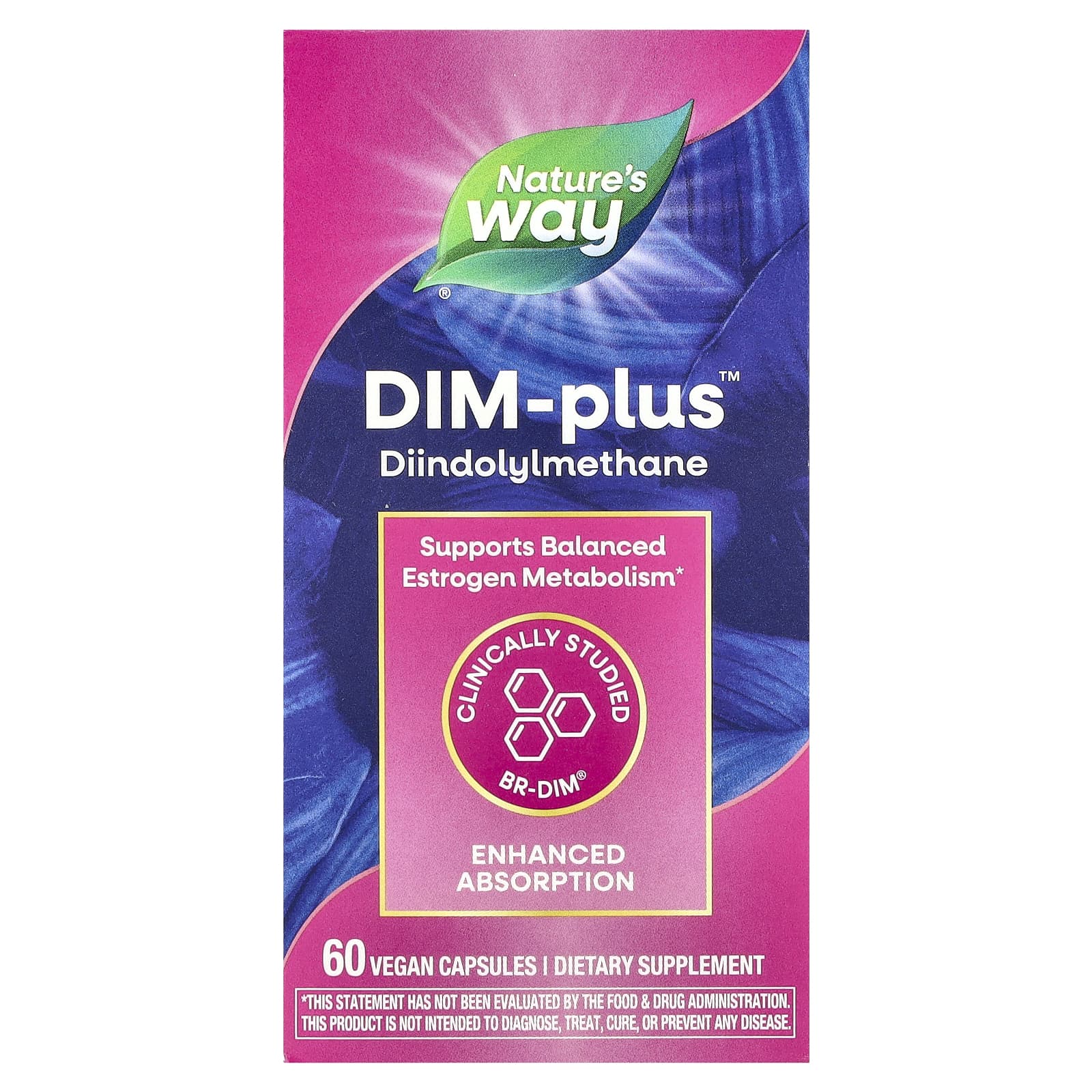 Natures Way DIM-Plus 60 веганских капсул 2990₽