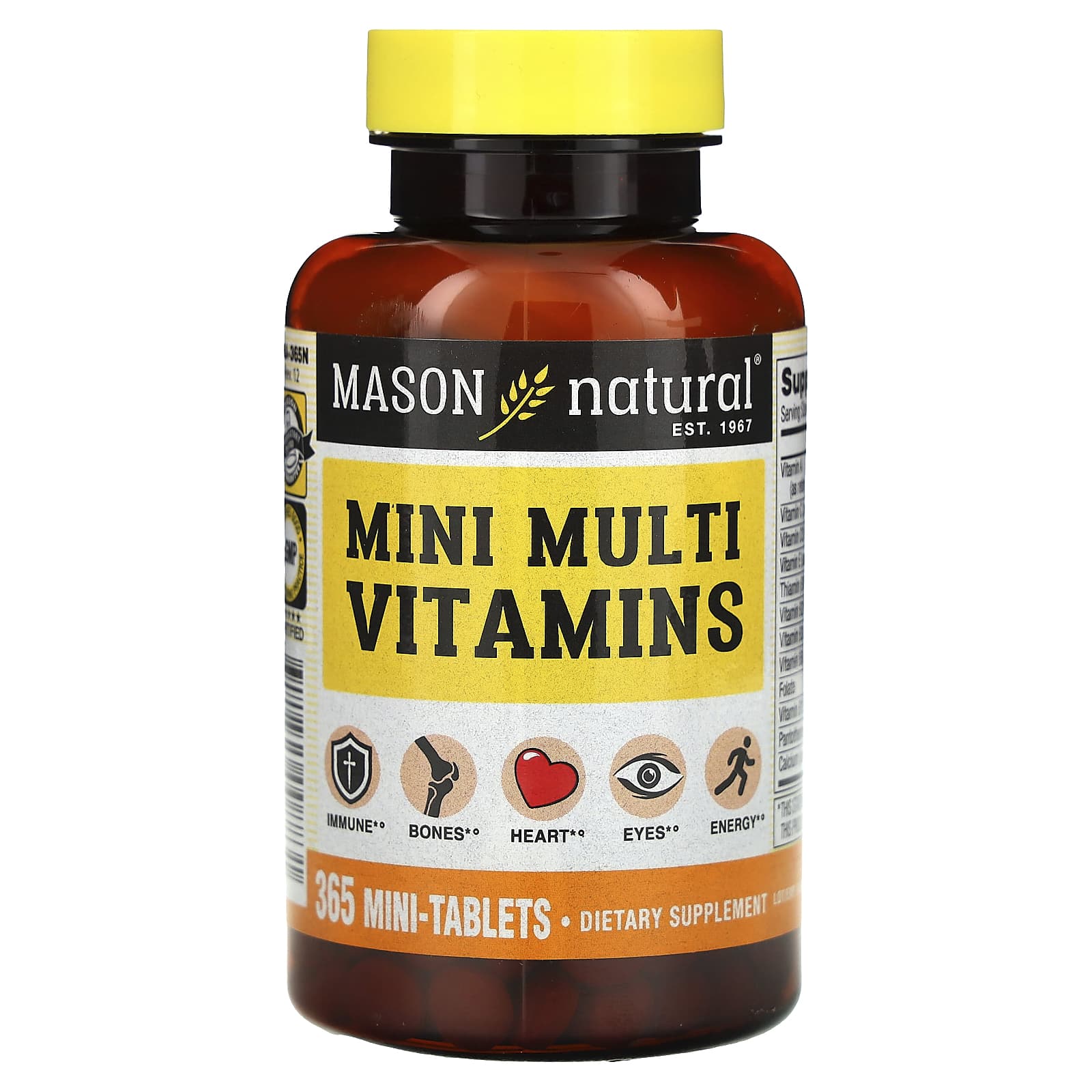 Mason Natural Daily Multiple Vitamins 365 таблеток 2590₽