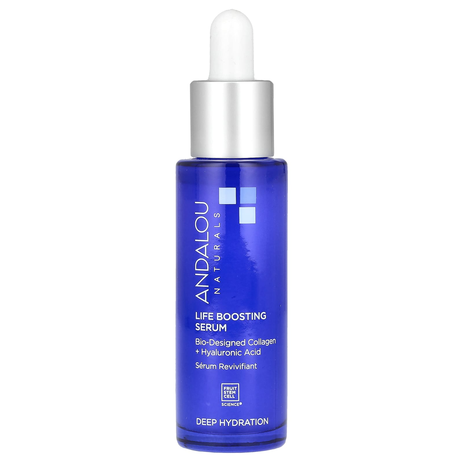 Andalou Naturals Life Boosting Serum коллаген с биологическим дизайном и гиалуроновая кислота 1 жидкая унция 30 мл 5690₽