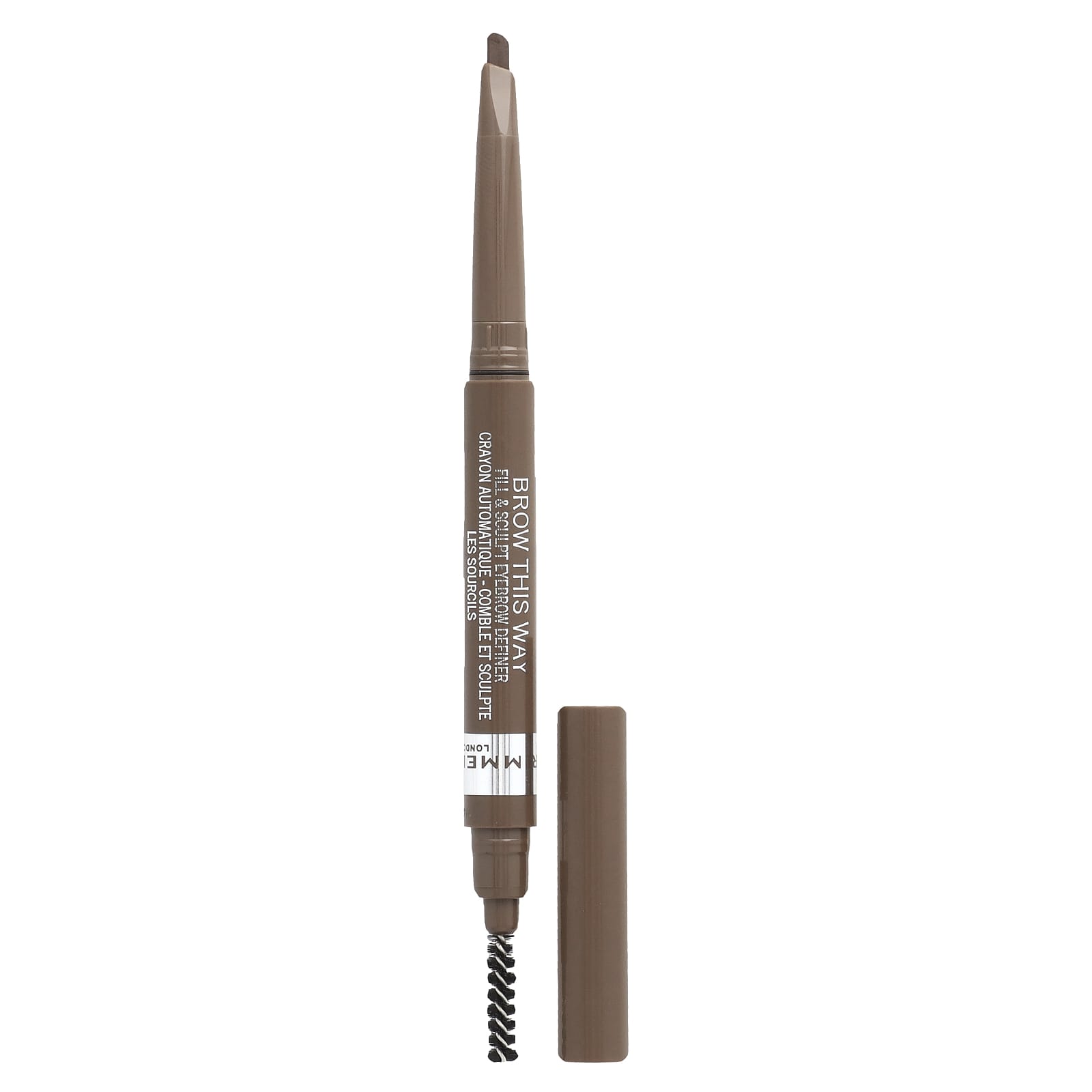 Rimmel London Brow This Way Карандаш для бровей Fill - Sculpt средний коричневый цвет 002 0008 унции 025 г 1690₽