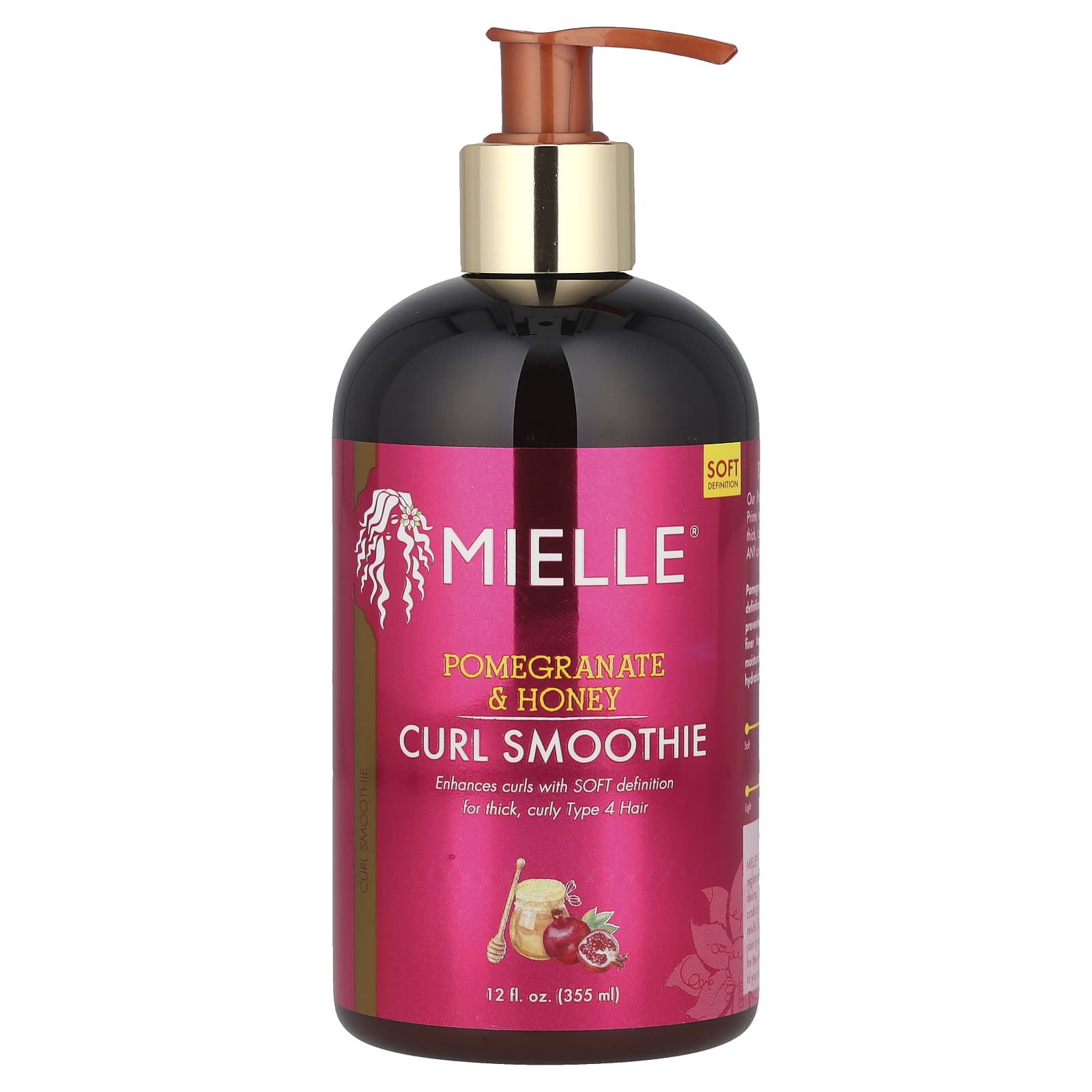 Mielle Curl Smoothie гранат и мед 12 жидких унций 355 мл 2490₽
