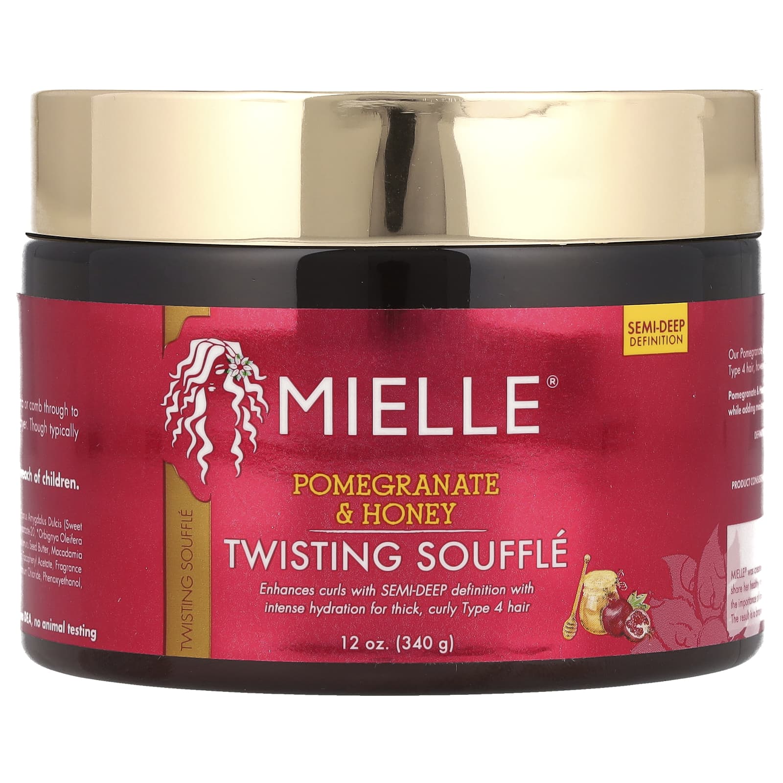 Mielle Twisting Souffle Гранат и мед 12 унций 340 г 2190₽