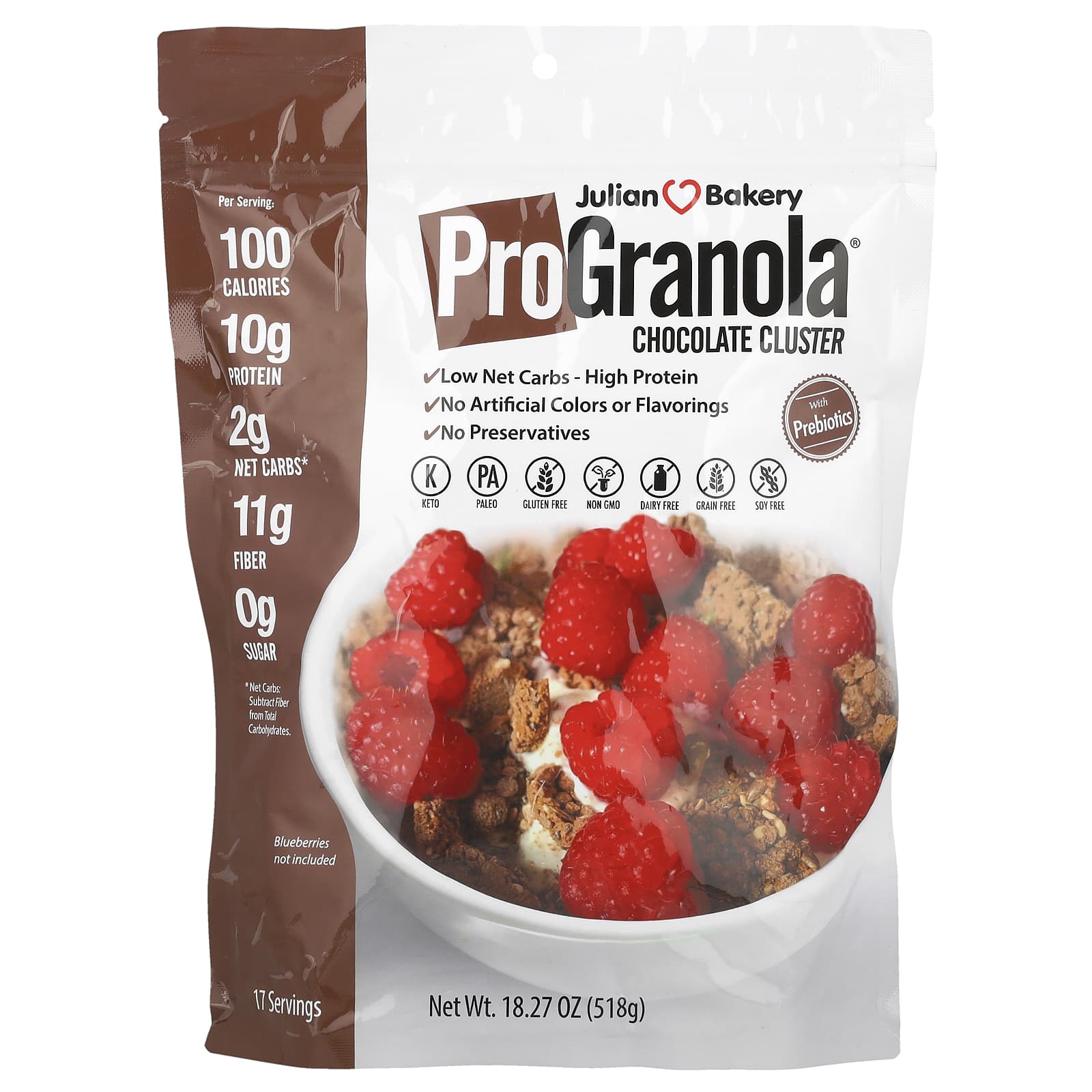 Julian Bakery ProGranola шоколадные конфеты 518 г 114 фунта 3390₽