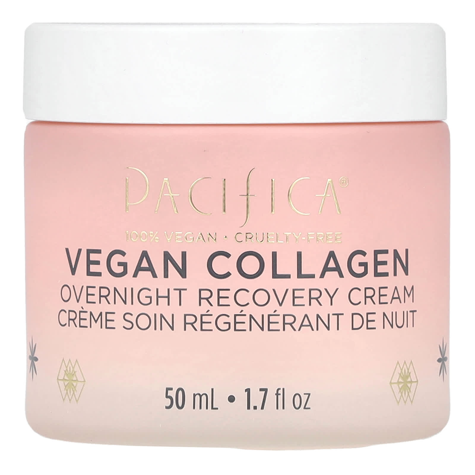 Pacifica, Vegan Collagen, ночной восстанавливающий крем, 50 мл (1,7 жидк. Унции)