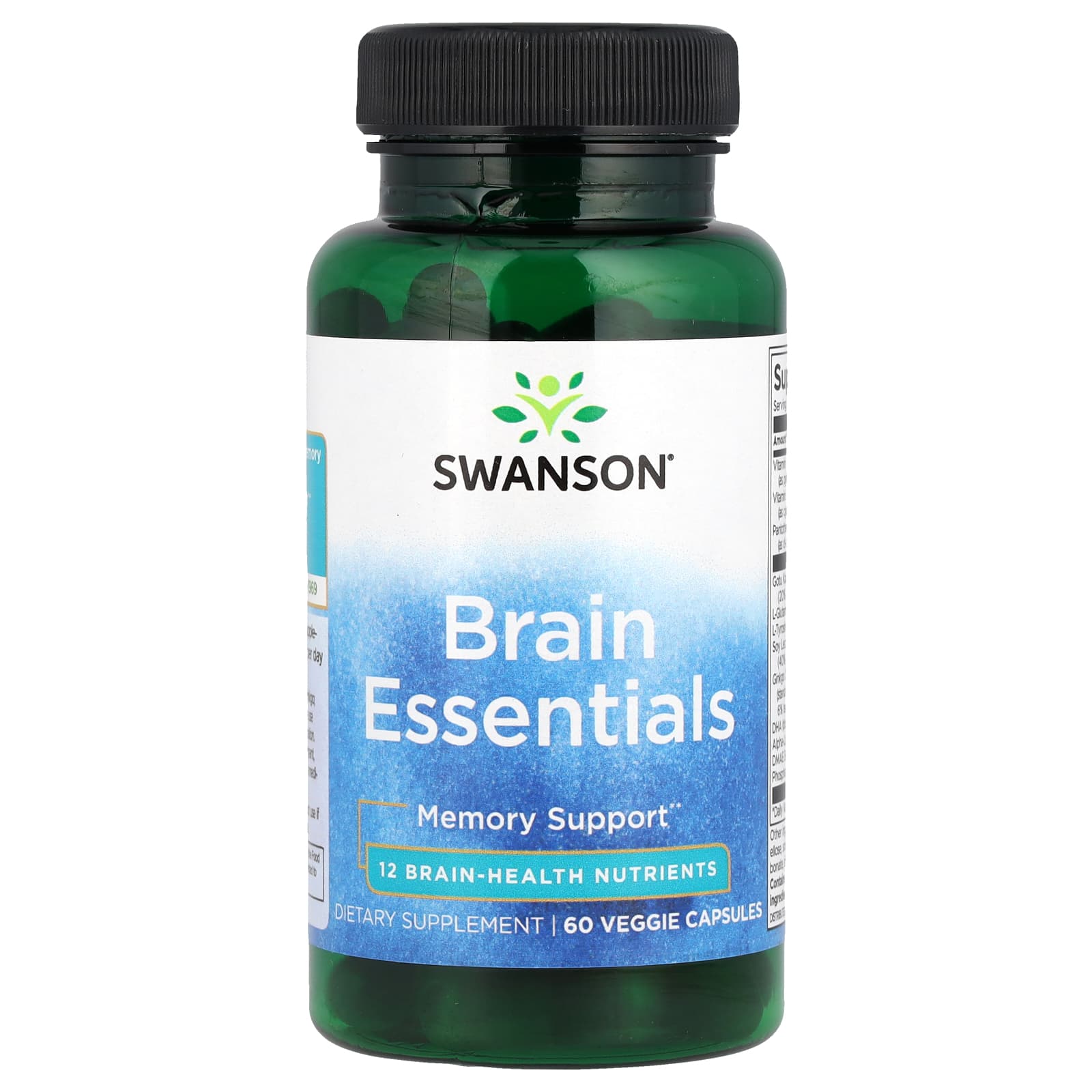 Swanson Brain Essentials 60 растительных капсул 2090₽
