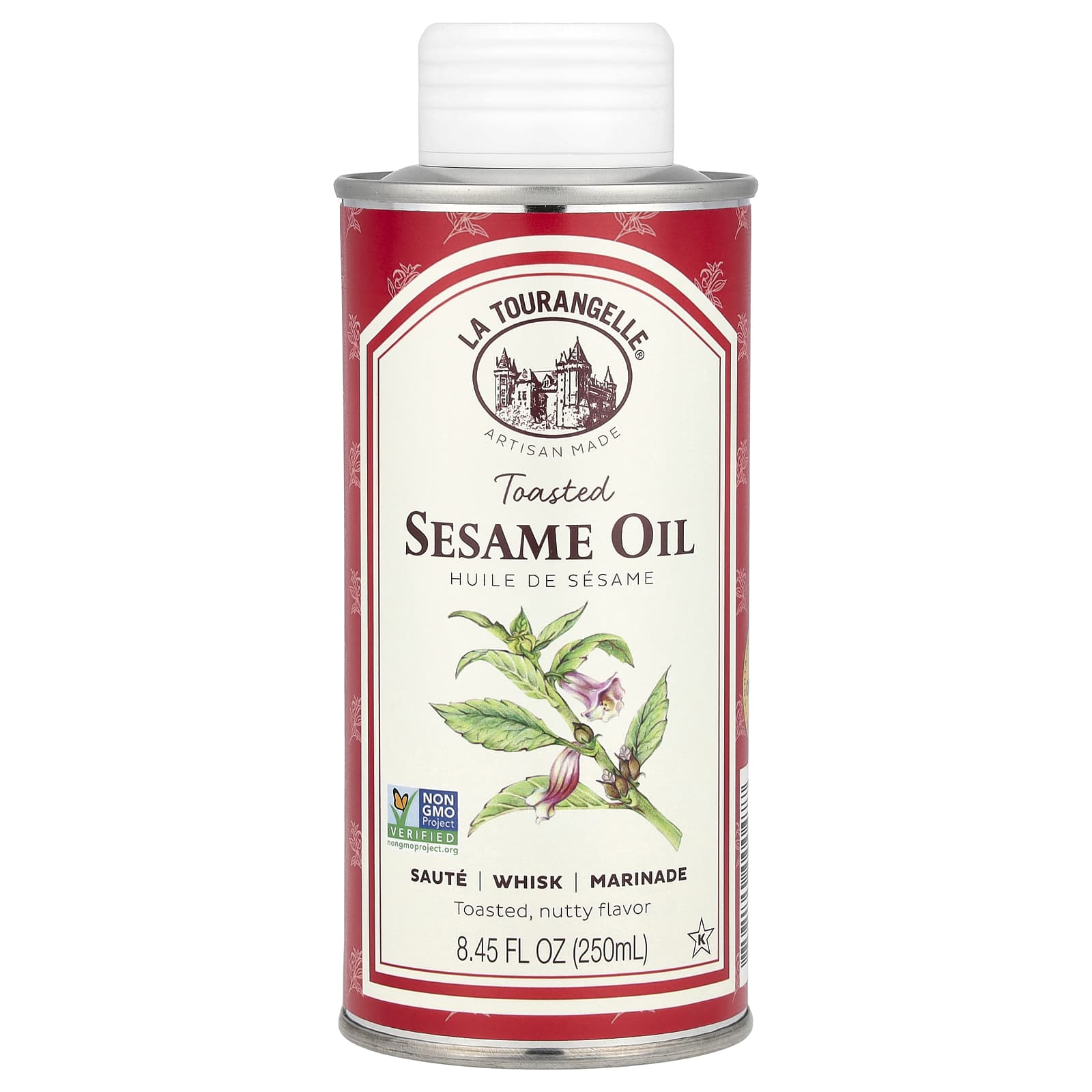 La Tourangelle Обжаренное кунжутное масло 250 мл 845 жидк Унции 1990₽