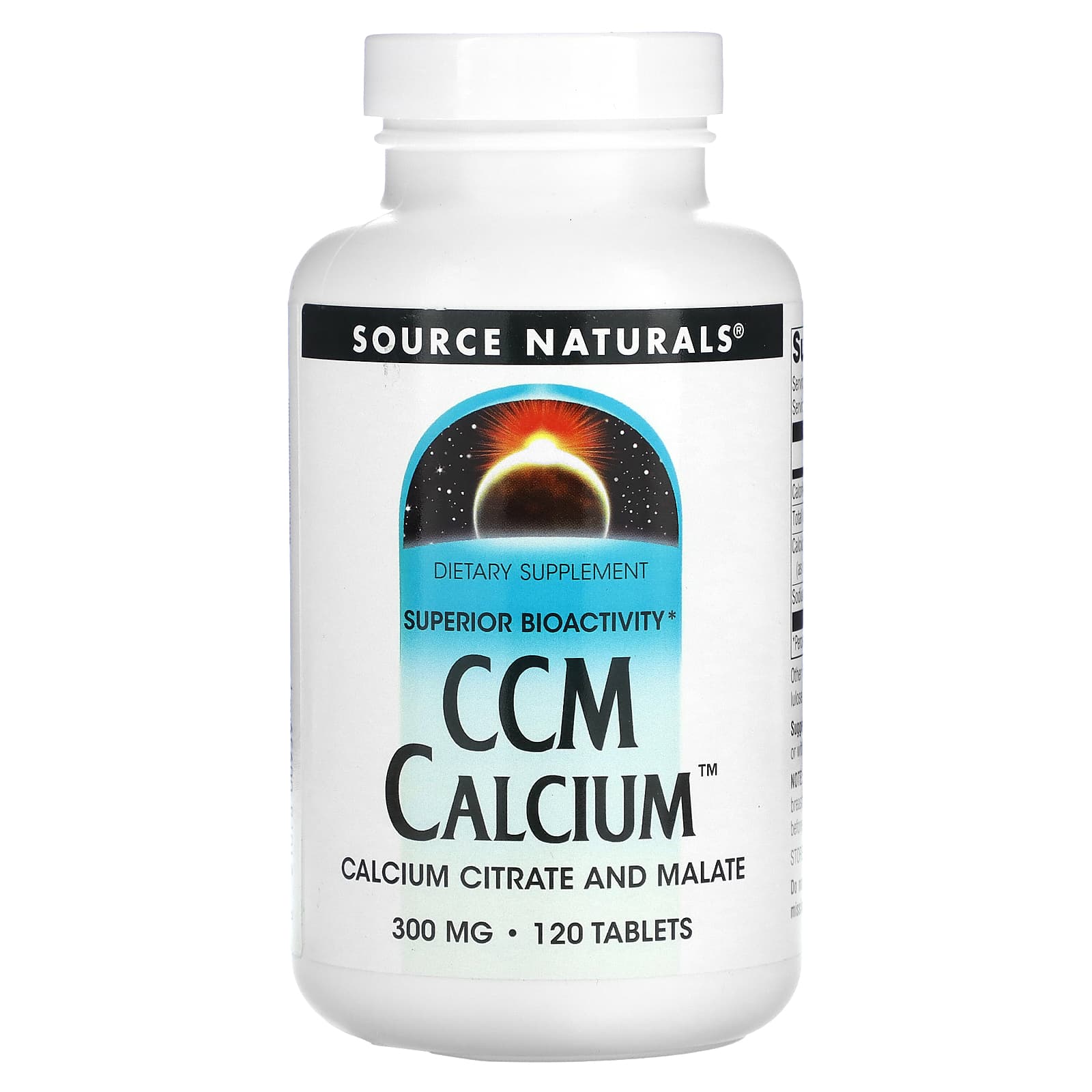Source Naturals CCM кальций 300 мг 120 таблеток 1990₽