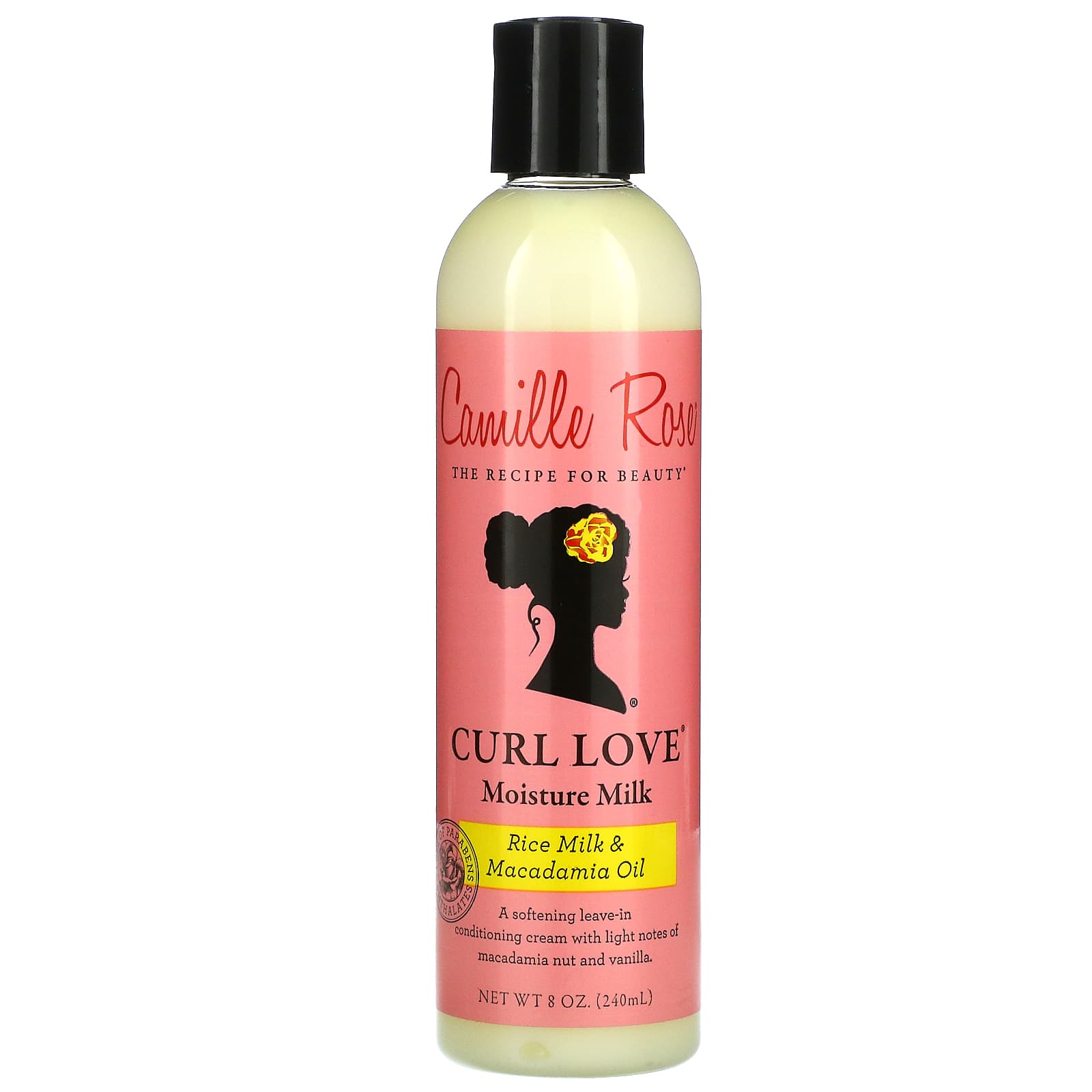 Camille Rose Curl Love Moisture Milk несмываемый кондиционер рисовое молоко и масло макадамии 240 мл 8 унций 2990₽