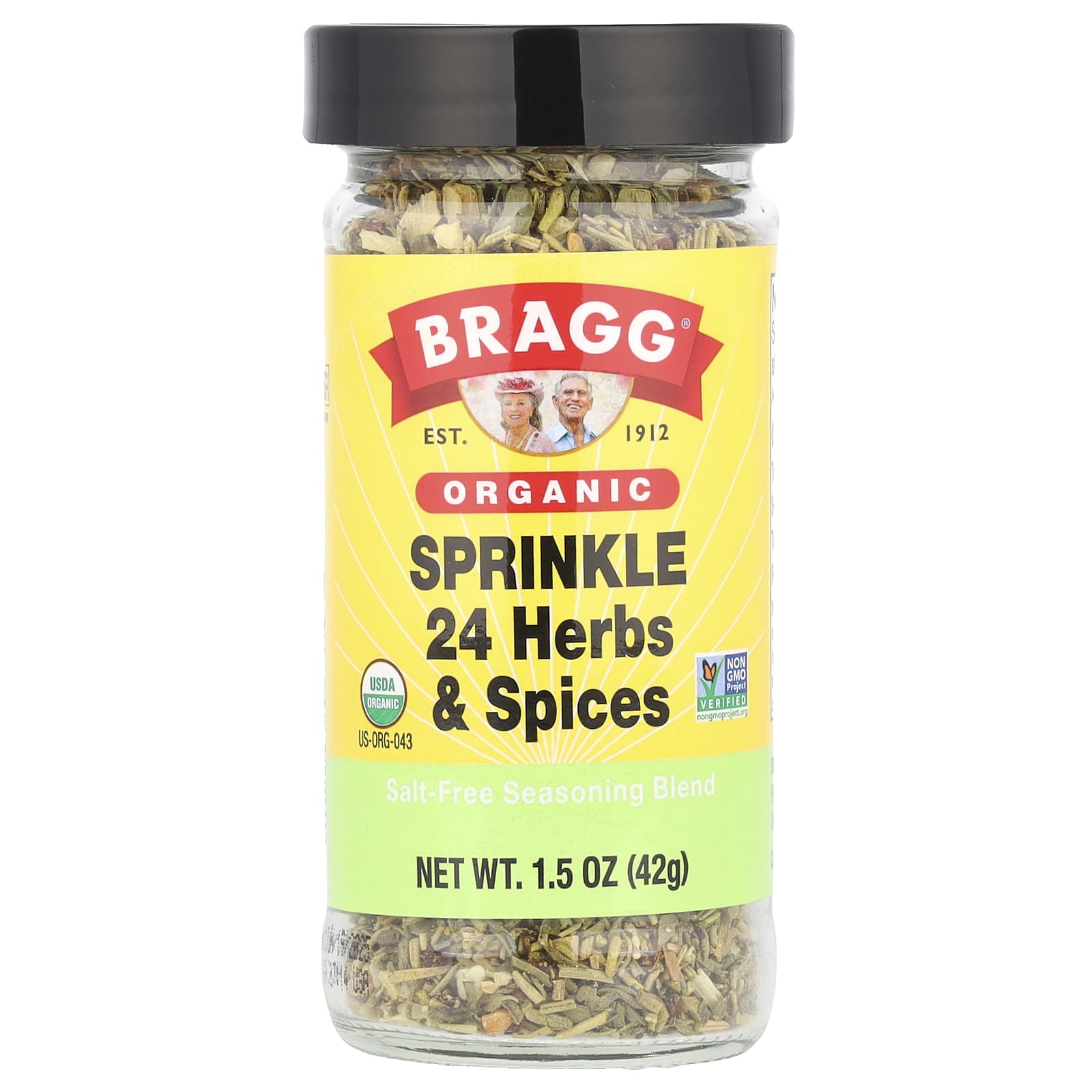 Bragg Organic посыпка 24 травами и специями 42 г 15 унции 1690₽