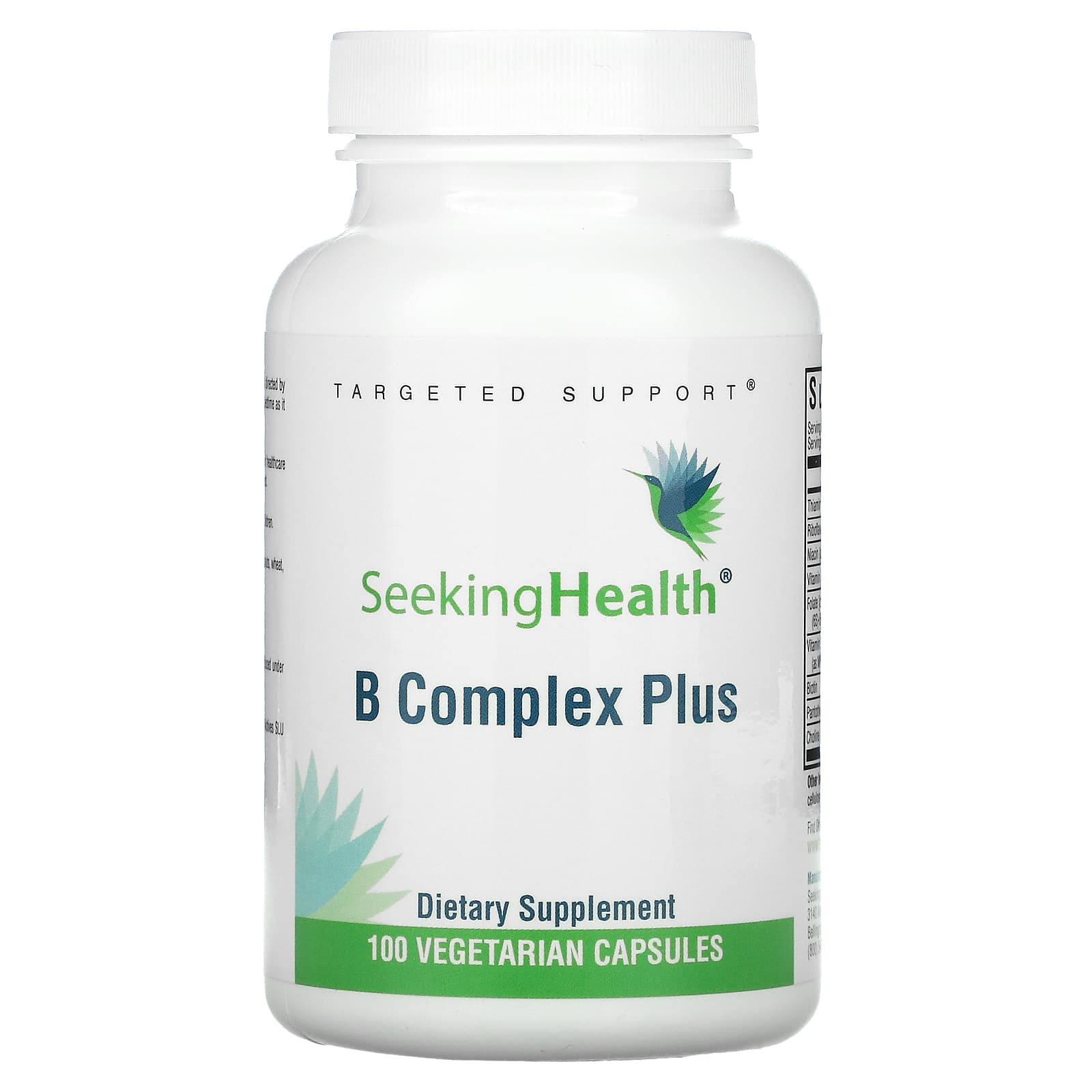 Seeking Health B Complex Plus 100 вегетарианских капсул 5690₽