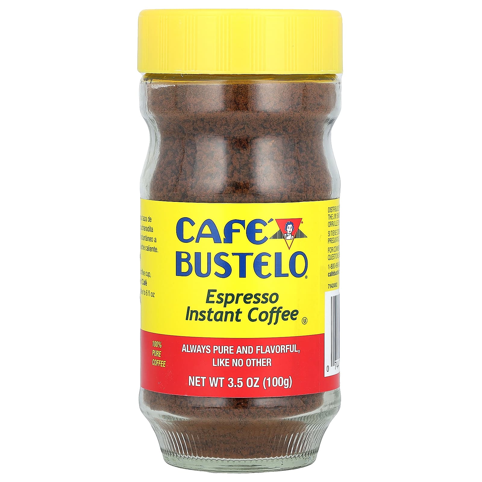 Café Bustelo, Espresso, растворимый кофе, 100 г (3,5 унции)