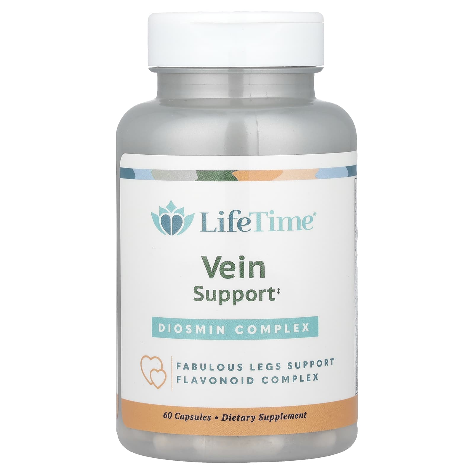 LifeTime Vitamins, комплекс с диосмином, 60 капсул