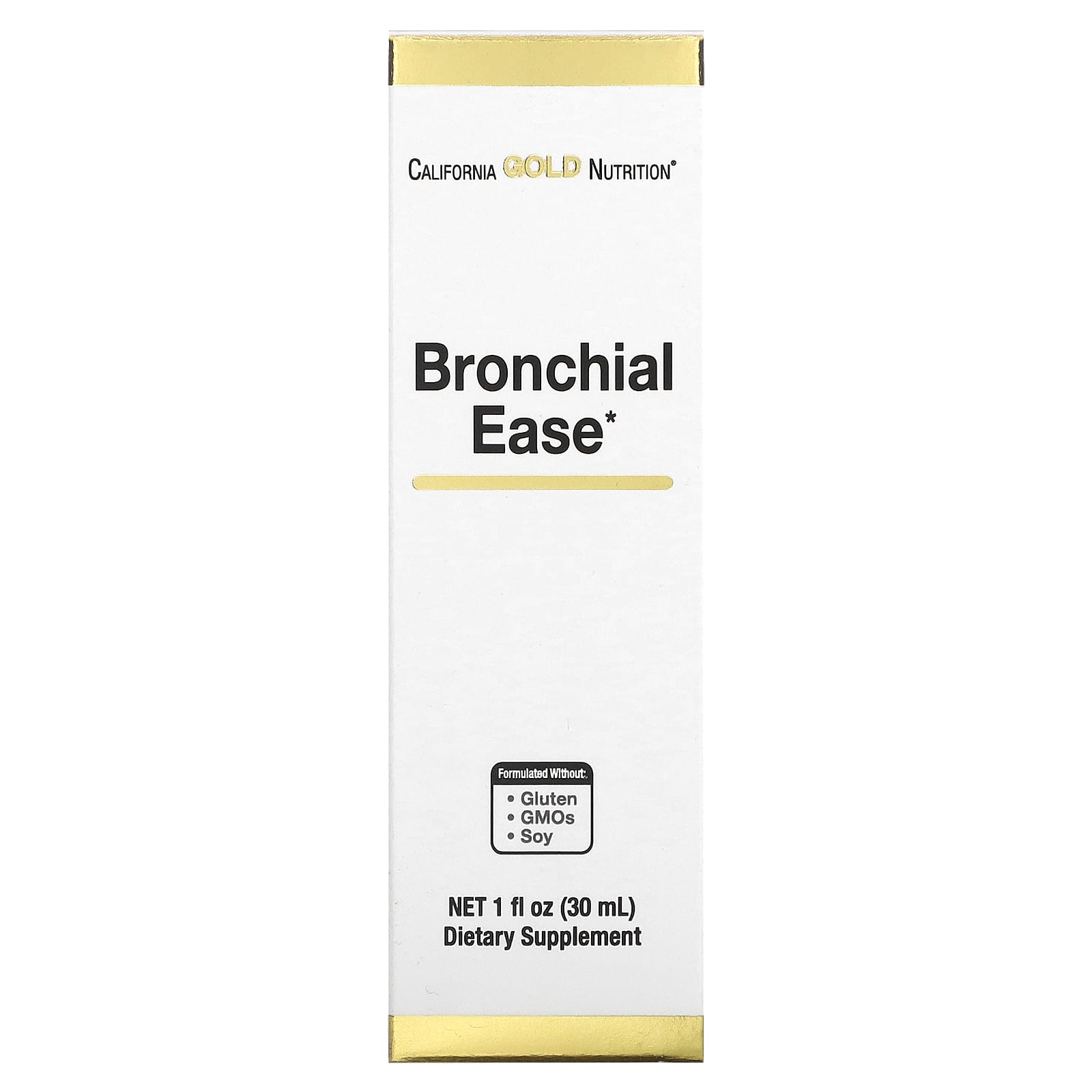 California Gold Nutrition Bronchial Ease 30 мл 1 жидк унция 1790₽