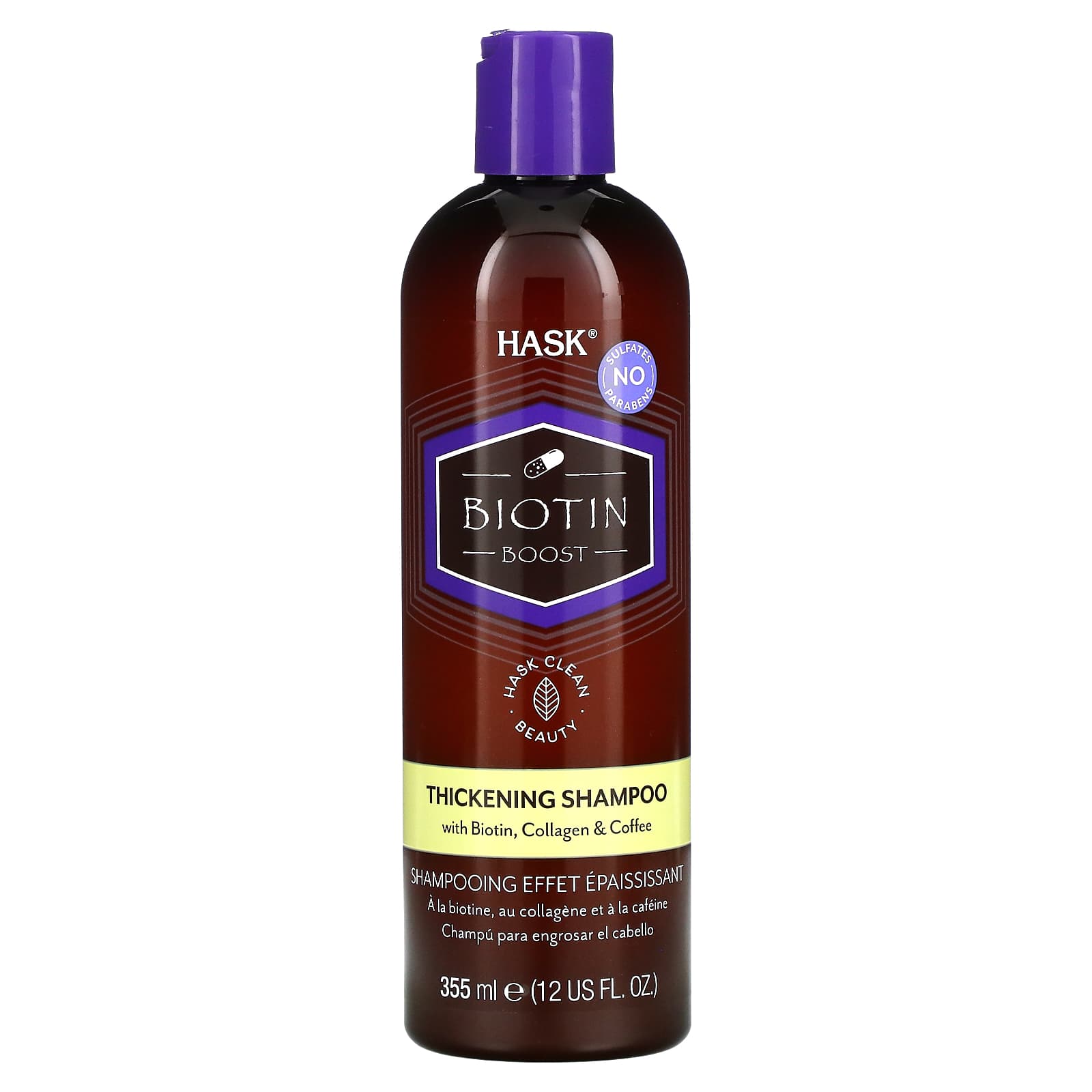 Hask Beauty Biotin Boost Шампунь для загустения 12 жидких унций 355 мл 1790₽