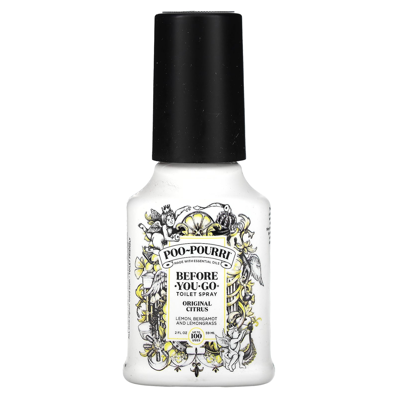 Poo-Pourri Туалетный спрей Before-You-Go оригинальный цитрус 59 мл 2 жидк Унции 2090₽