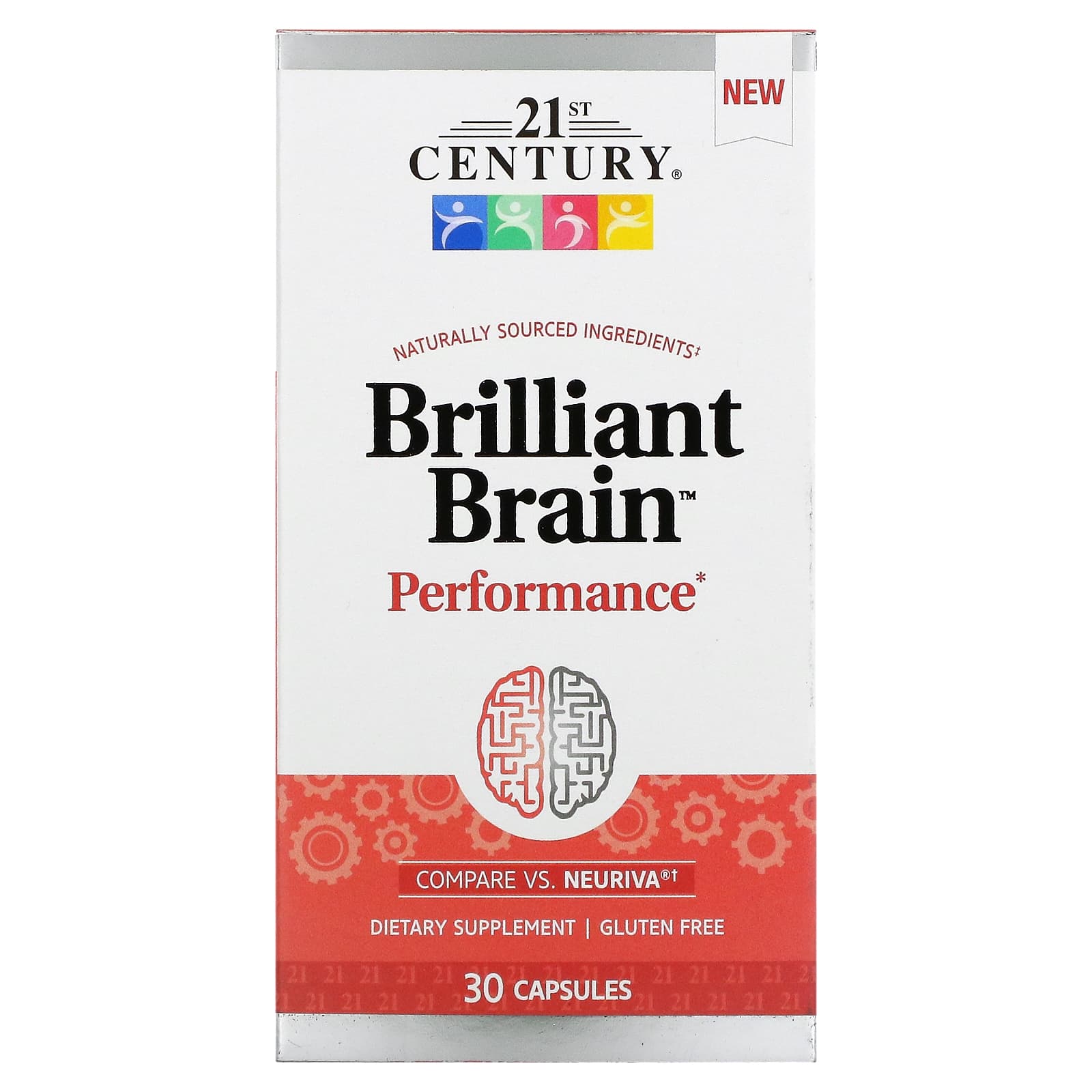 21st Century Brilliant Brain 30 капсул 4290₽