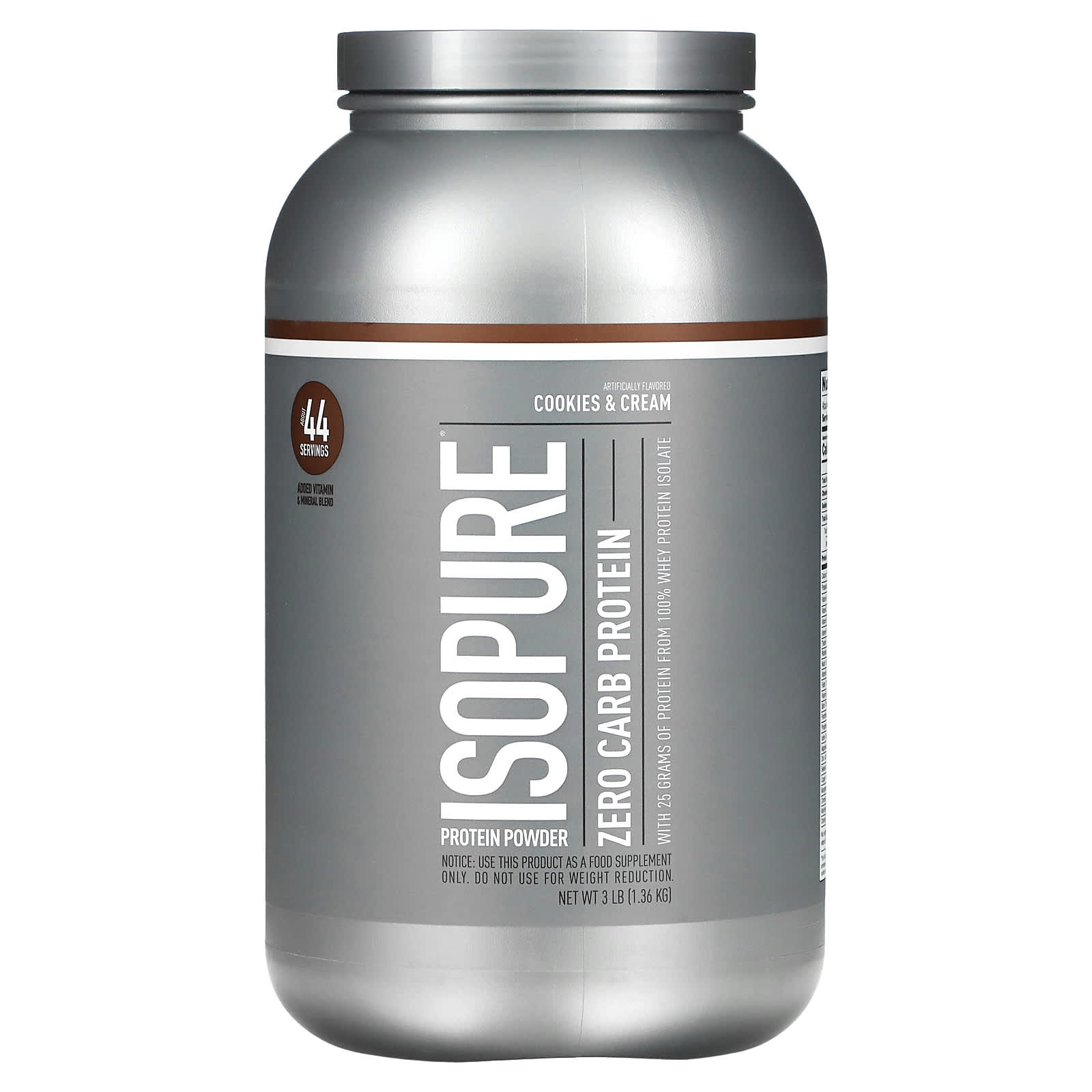 Isopure Zero Carb протеиновый порошок со вкусом печенья и крема 136 кг 3 фунта 14490₽