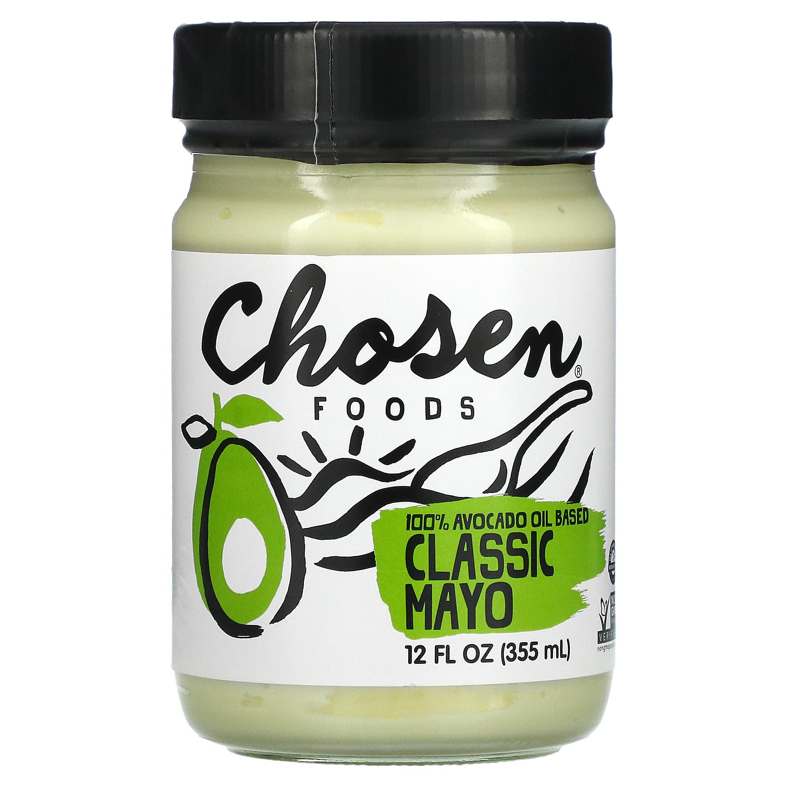 Chosen Foods 100 масло авокадо классический майонез 12 жидких унций 355 мл 1990₽