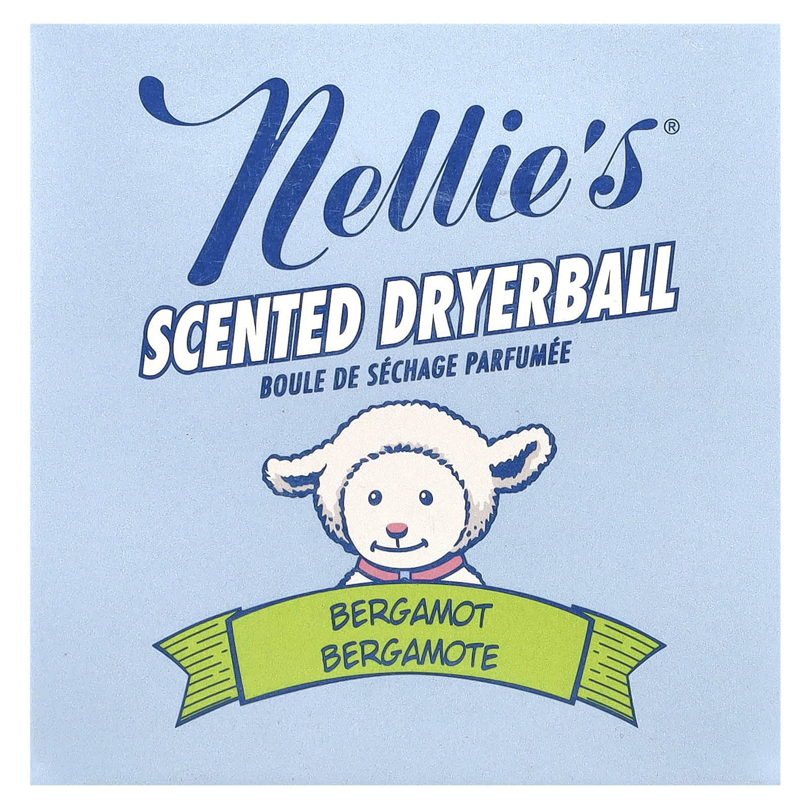 Nellie's, Ароматизированный шарик для сушки, бергамот, 1 шарик для сушки