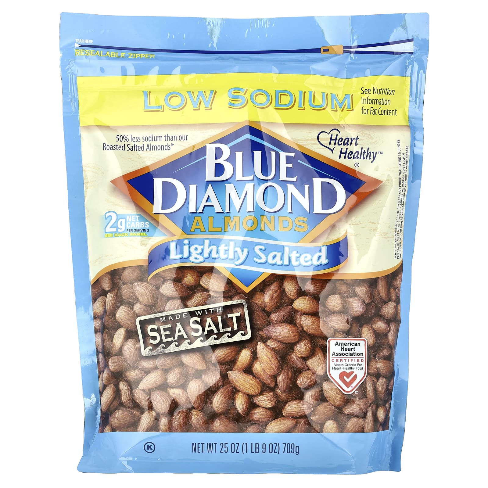 Blue Diamond Миндаль малосольный 709 г 25 унций 2890₽