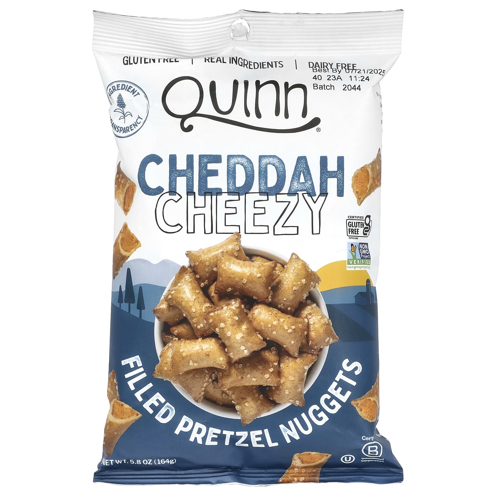 Quinn Snacks Наггетсы с кренделем на растительной основе с сырой начинкой 164 г 58 унции 1690₽