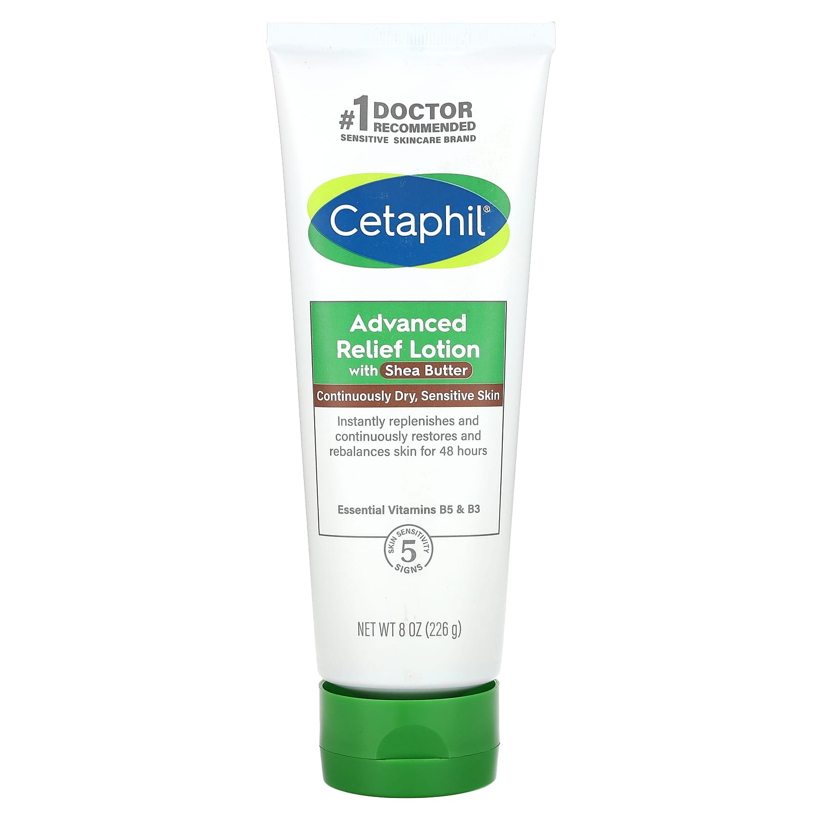 Cetaphil Advanced Relief Lotion для сухой чувствительной кожи без отдушек 226 г 8 унций 2990₽