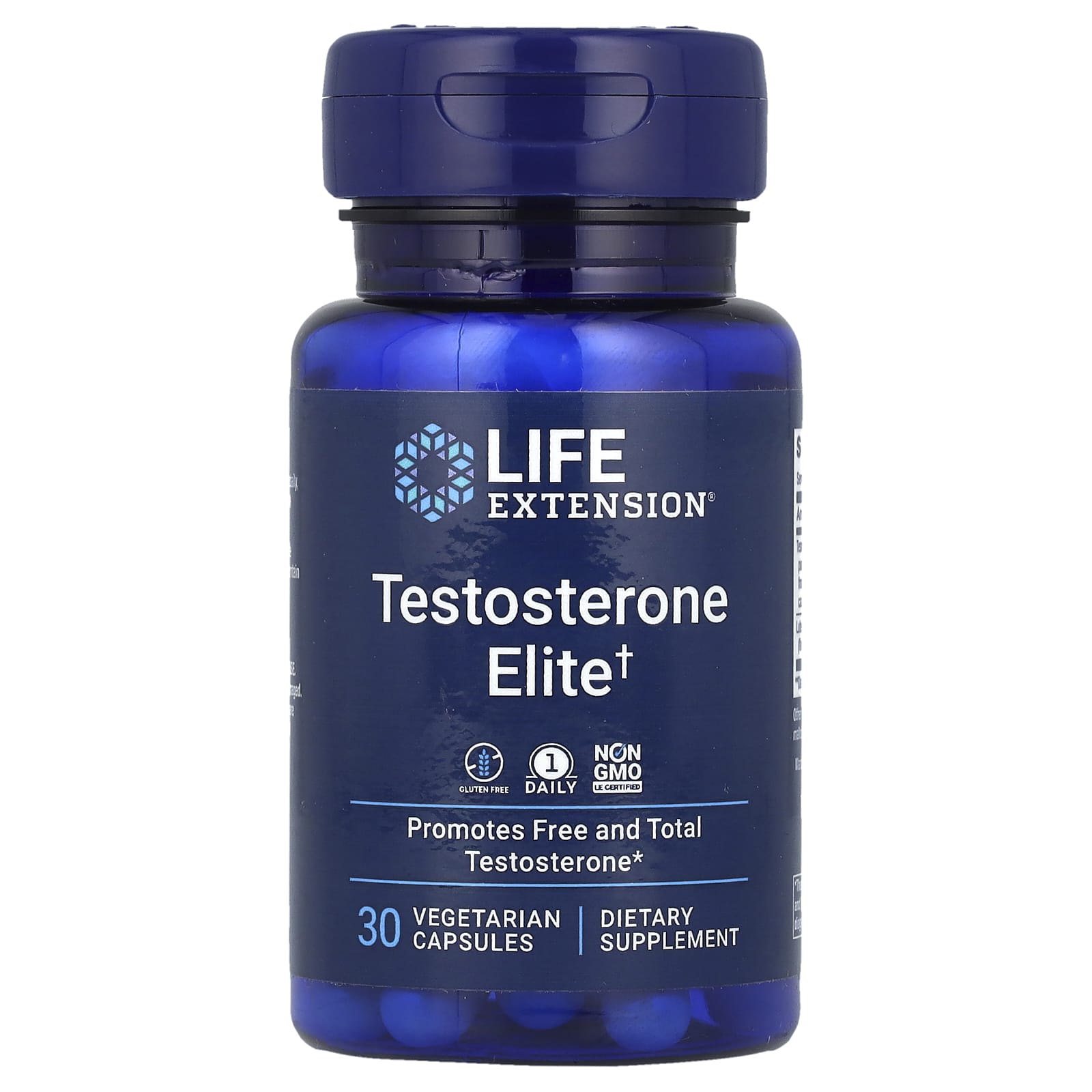 Life Extension Testosterone Elite 30 вегетарианских капсул 7990₽