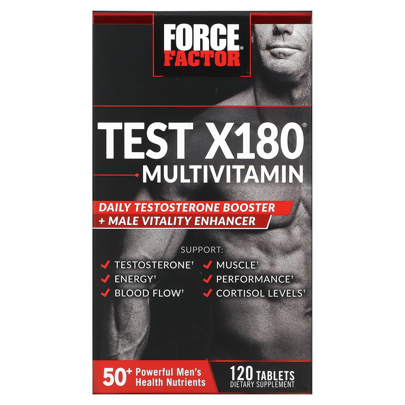 Force Factor Test X180 мультивитамины и усилитель тестостерона 120 таблеток 6090₽