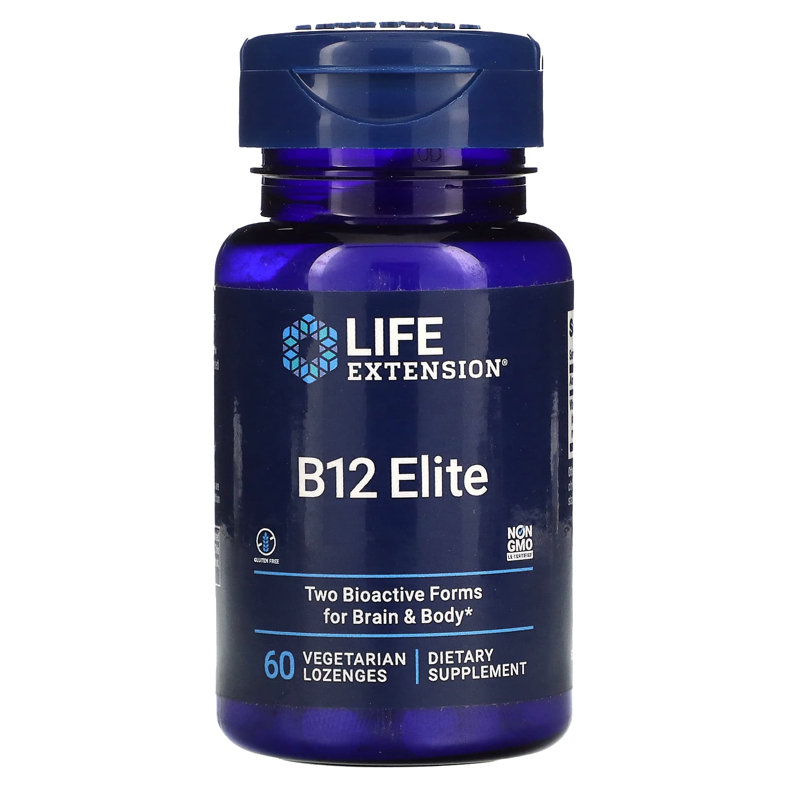 Life Extension B12 Elite 60 вегетарианских леденцов 1890₽